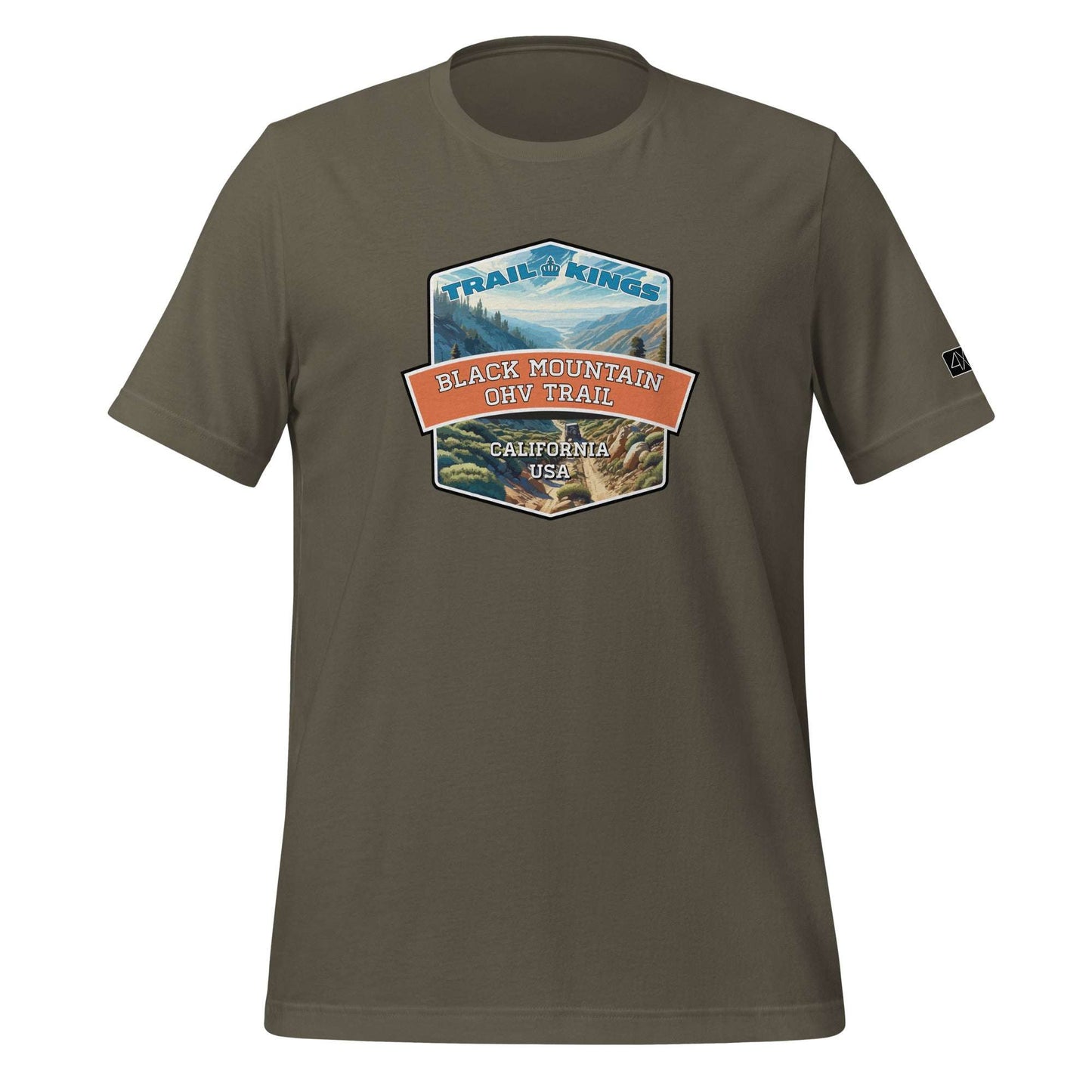 Trail Kings: Black Mountain OHV Trail - Unisex t-shirt  in  Army / 3XL  -  4XOD