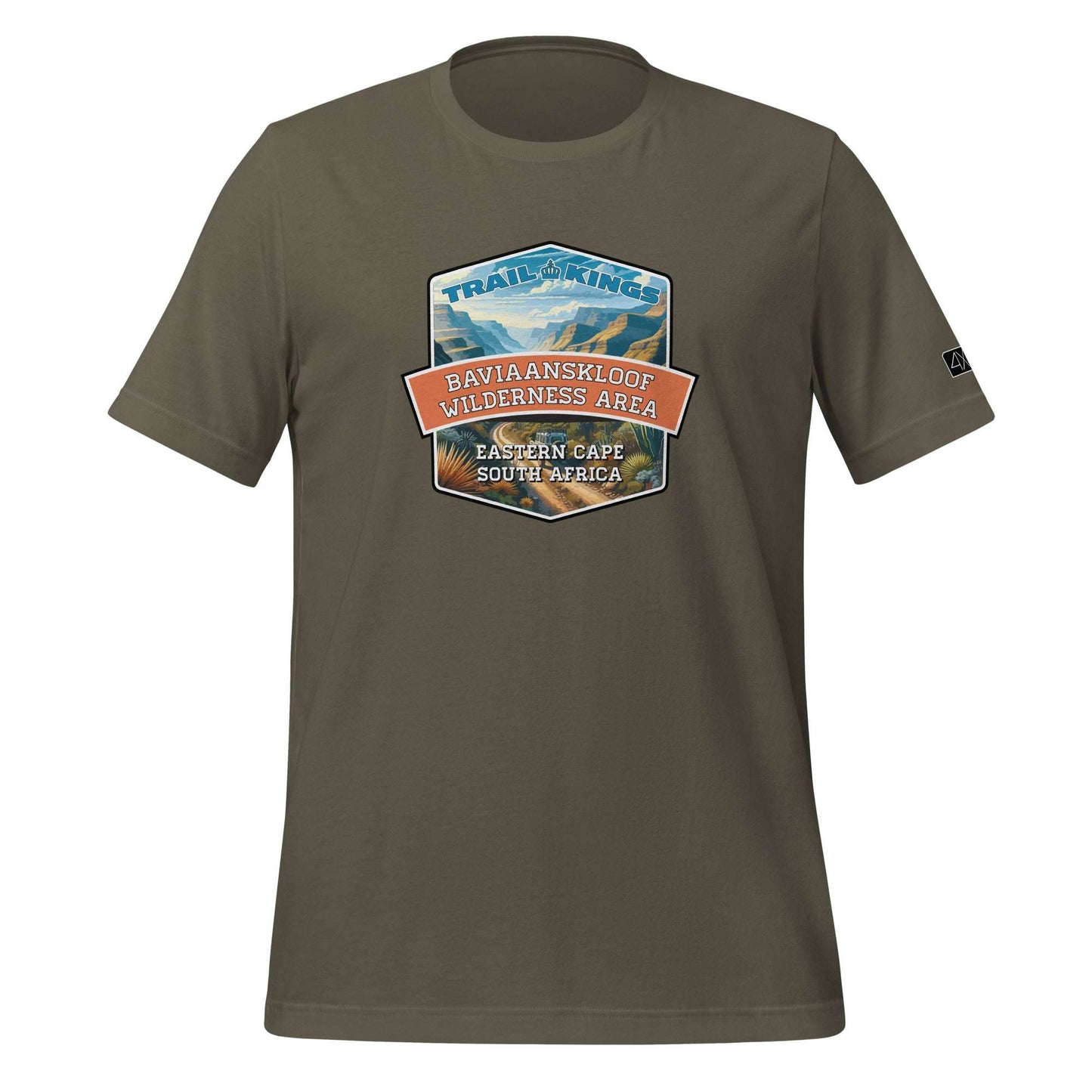 Trail Kings: Baviaanskloof Wilderness Area - Unisex t-shirt  in  Army / 3XL  -  4XOD