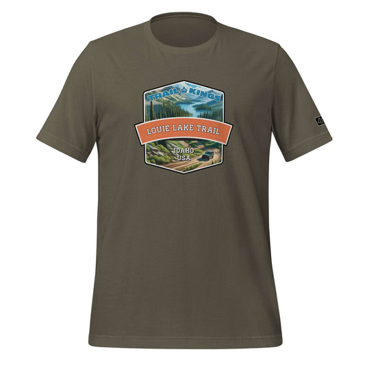 Trail Kings: Louie Lake Trail - Unisex t-shirt  in  Army / 3XL  -  4XOD