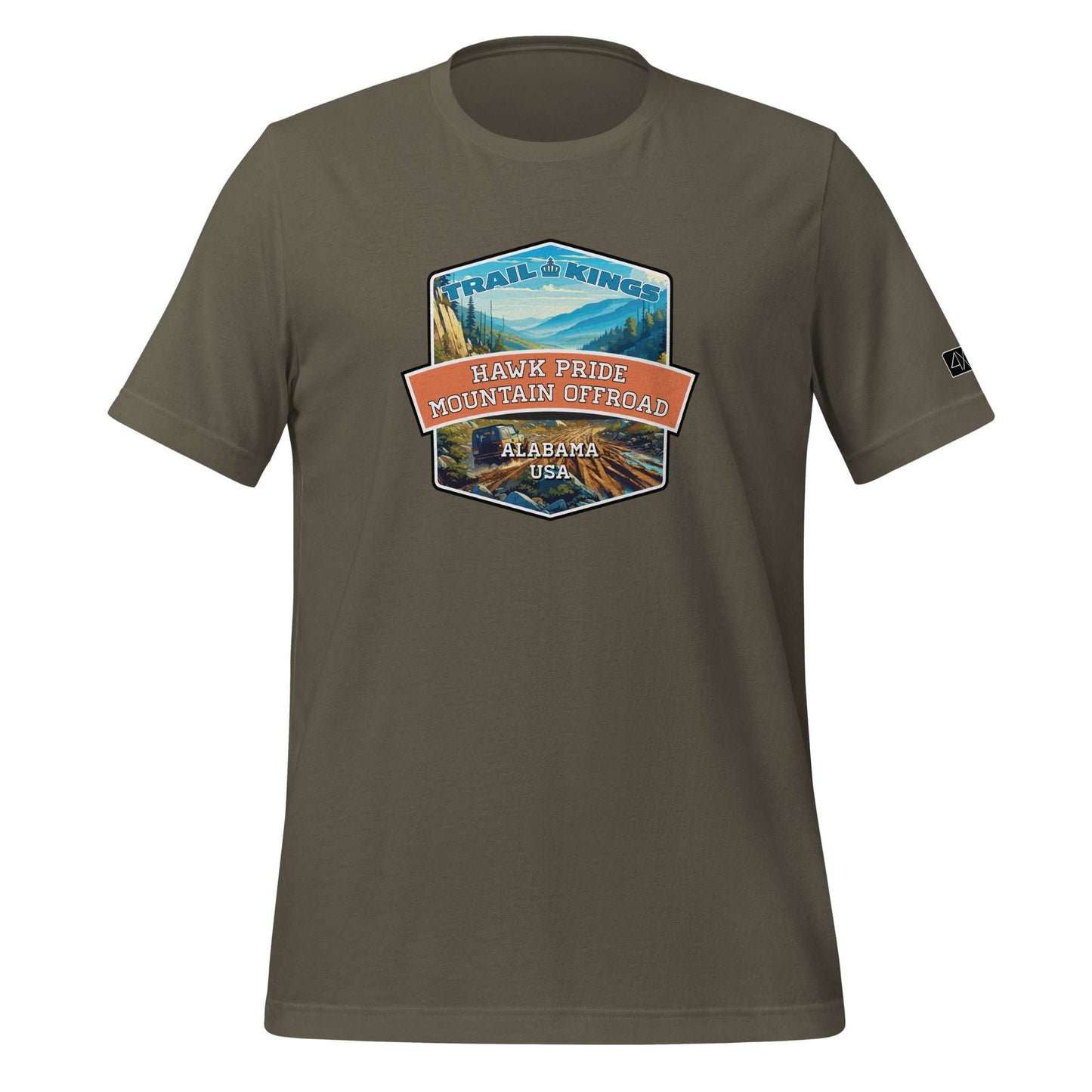 Trail Kings: Hawk Pride Mountain Offroad - Unisex t-shirt  in  Army / 3XL  -  4XOD