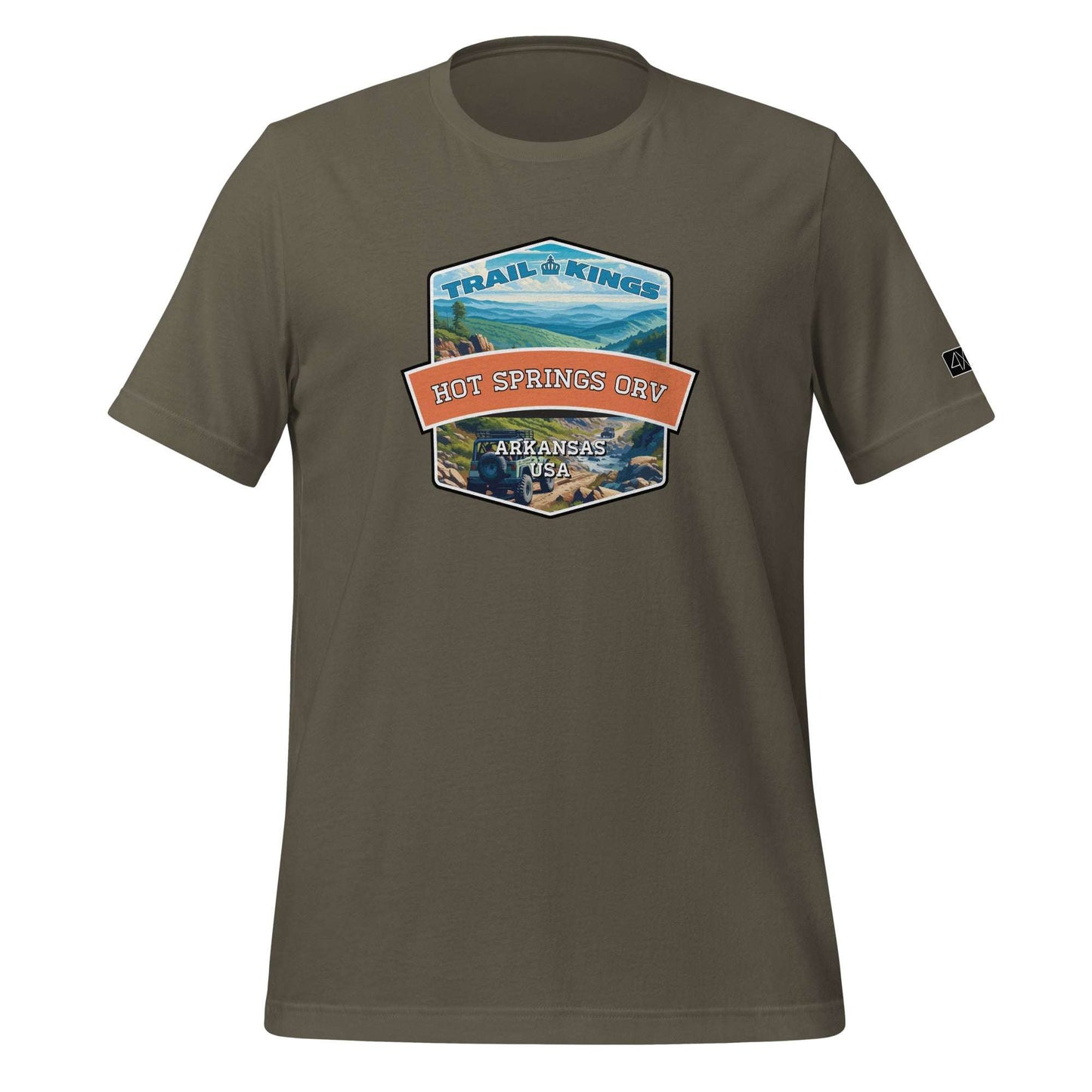 Trail Kings: Hot Springs ORV - Unisex t-shirt  in  Army / 3XL  -  4XOD