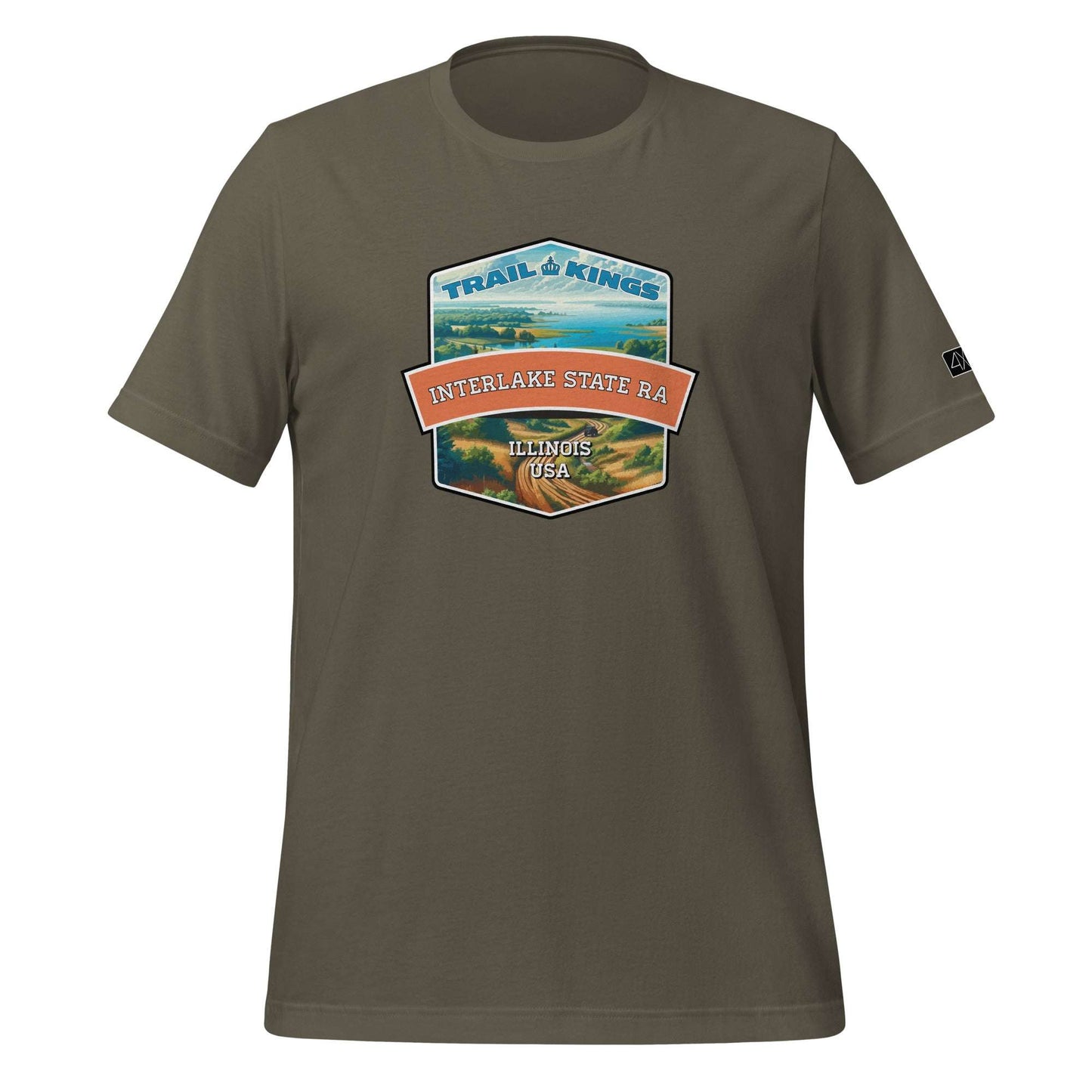 Trail Kings: Interlake State Recreation Area - Unisex t-shirt  in  Army / 3XL  -  4XOD