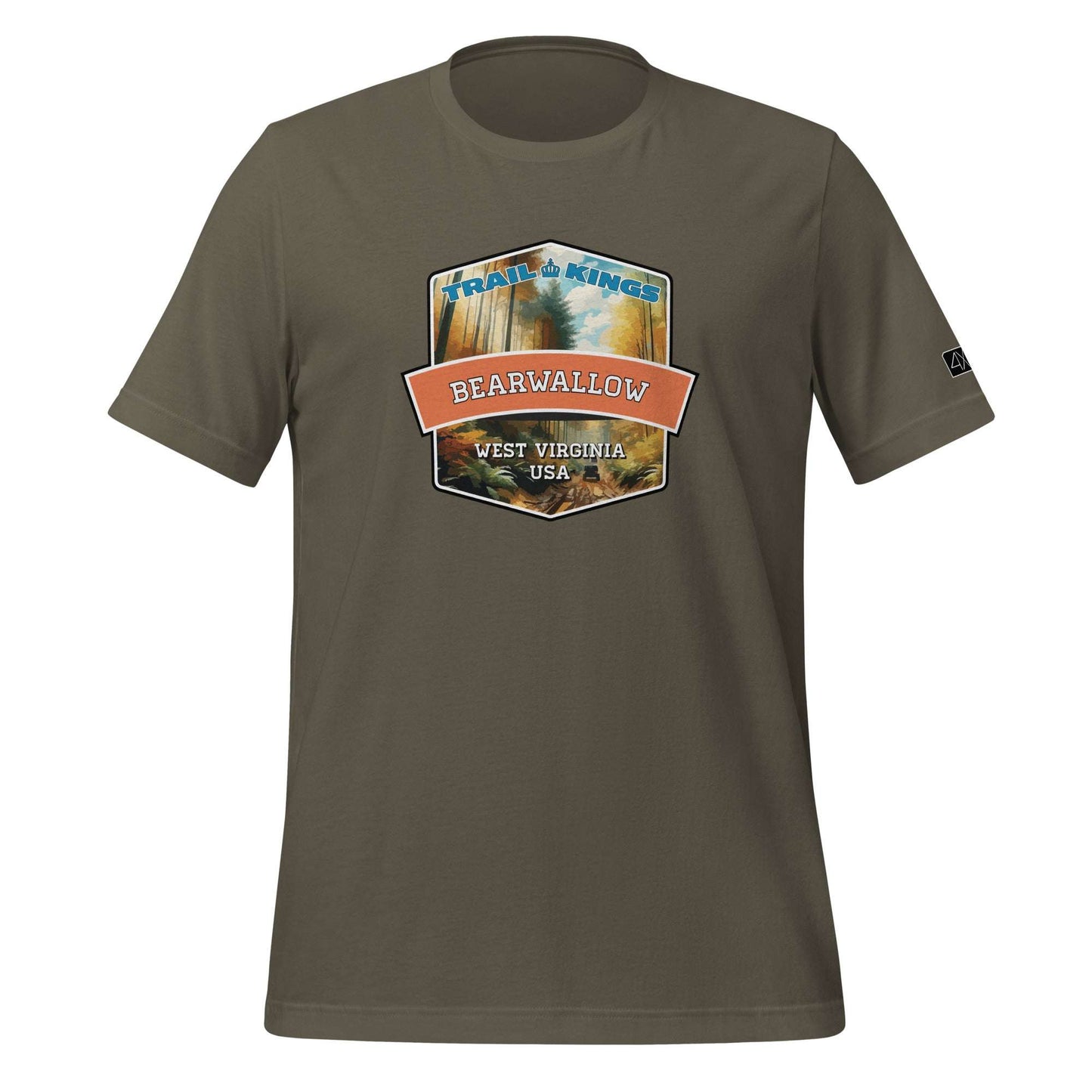 Trail Kings: Bearwallow - Unisex t-shirt  in  Army / 3XL  -  4XOD