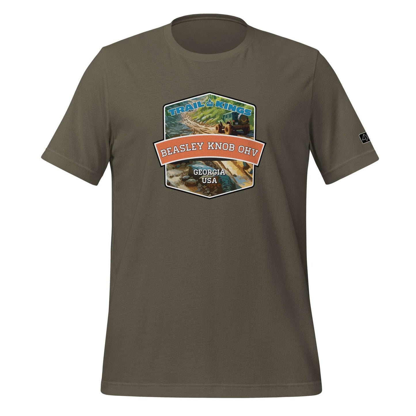 Trail Kings: Beasley Knob OHV - Unisex t-shirt  in  Army / 3XL  -  4XOD