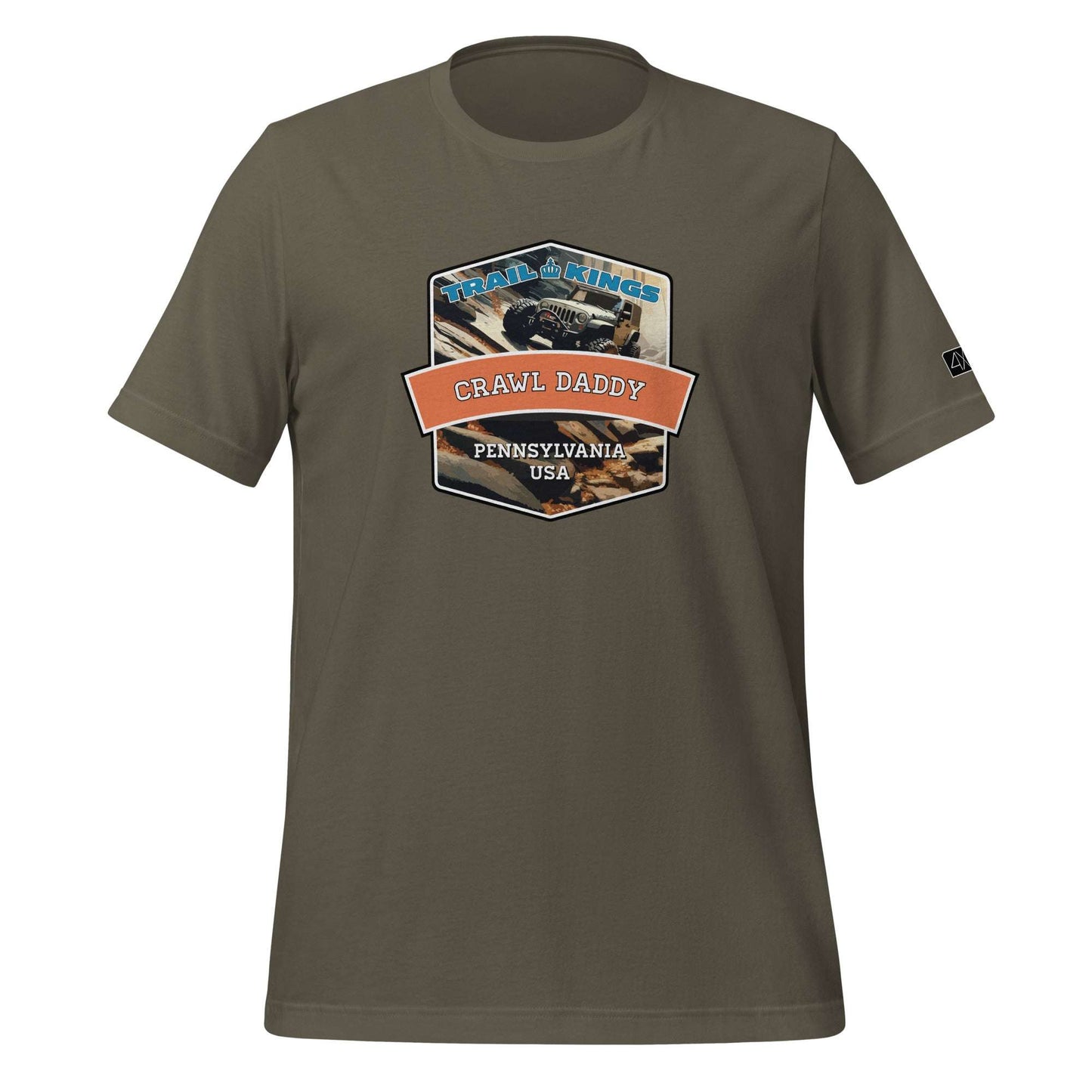 Trail Kings: Crawl Daddy - Unisex t-shirt  in  Army / 3XL  -  4XOD