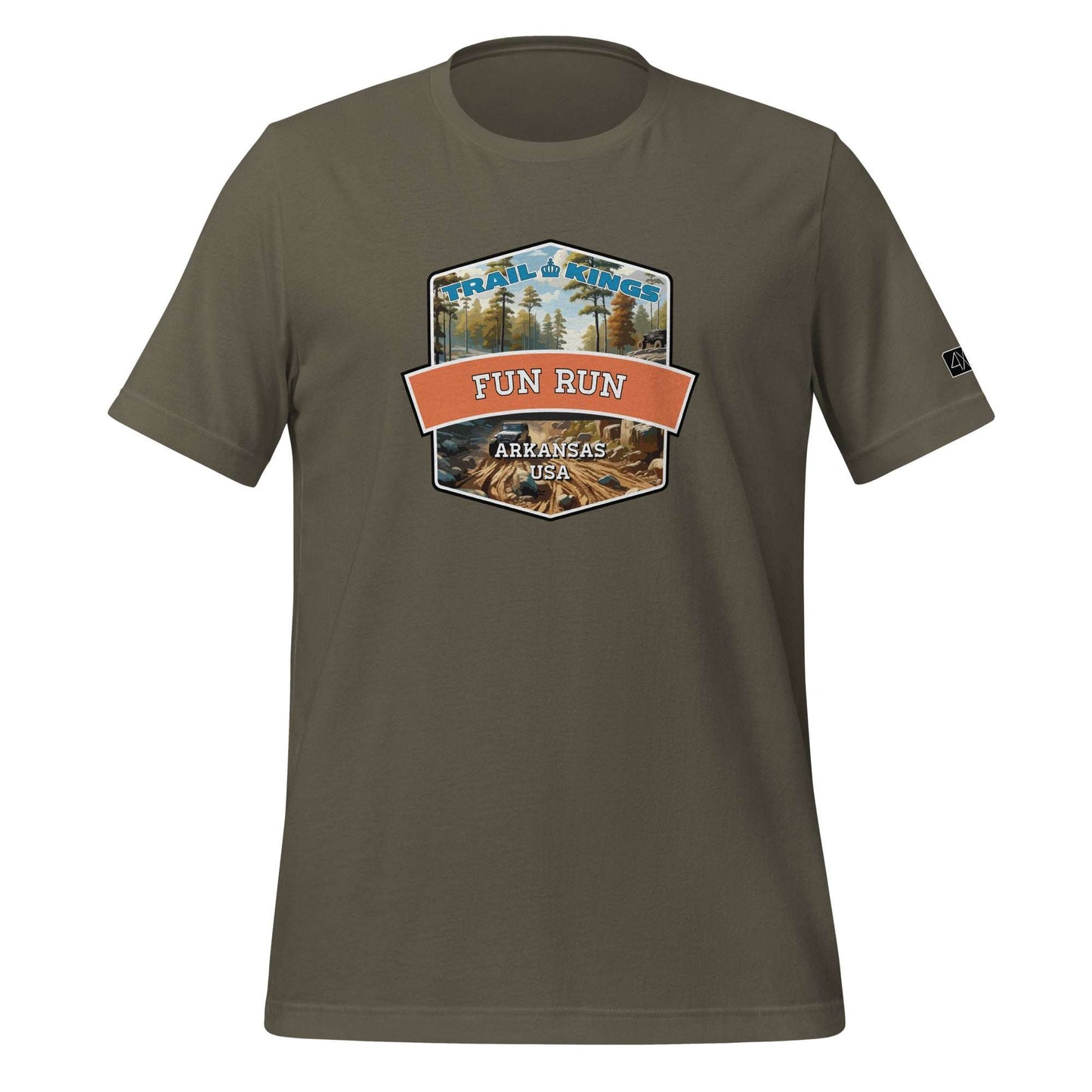 Trail Kings: Fun Run - Unisex t-shirt  in  Army / 3XL  -  4XOD