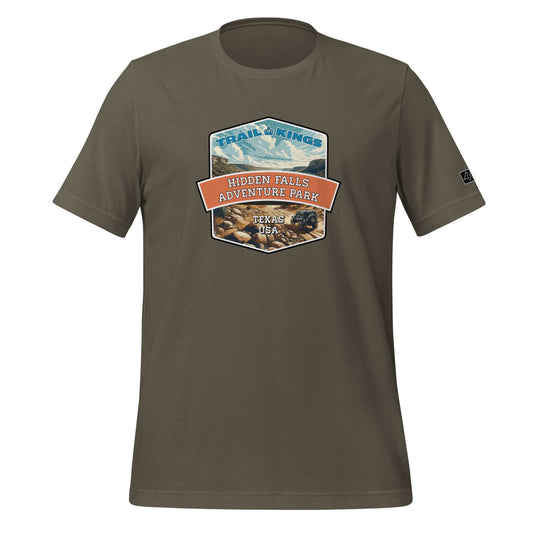 Trail Kings: Hidden Falls Adventure Park - Unisex t-shirt  in  Army / 3XL  -  4XOD