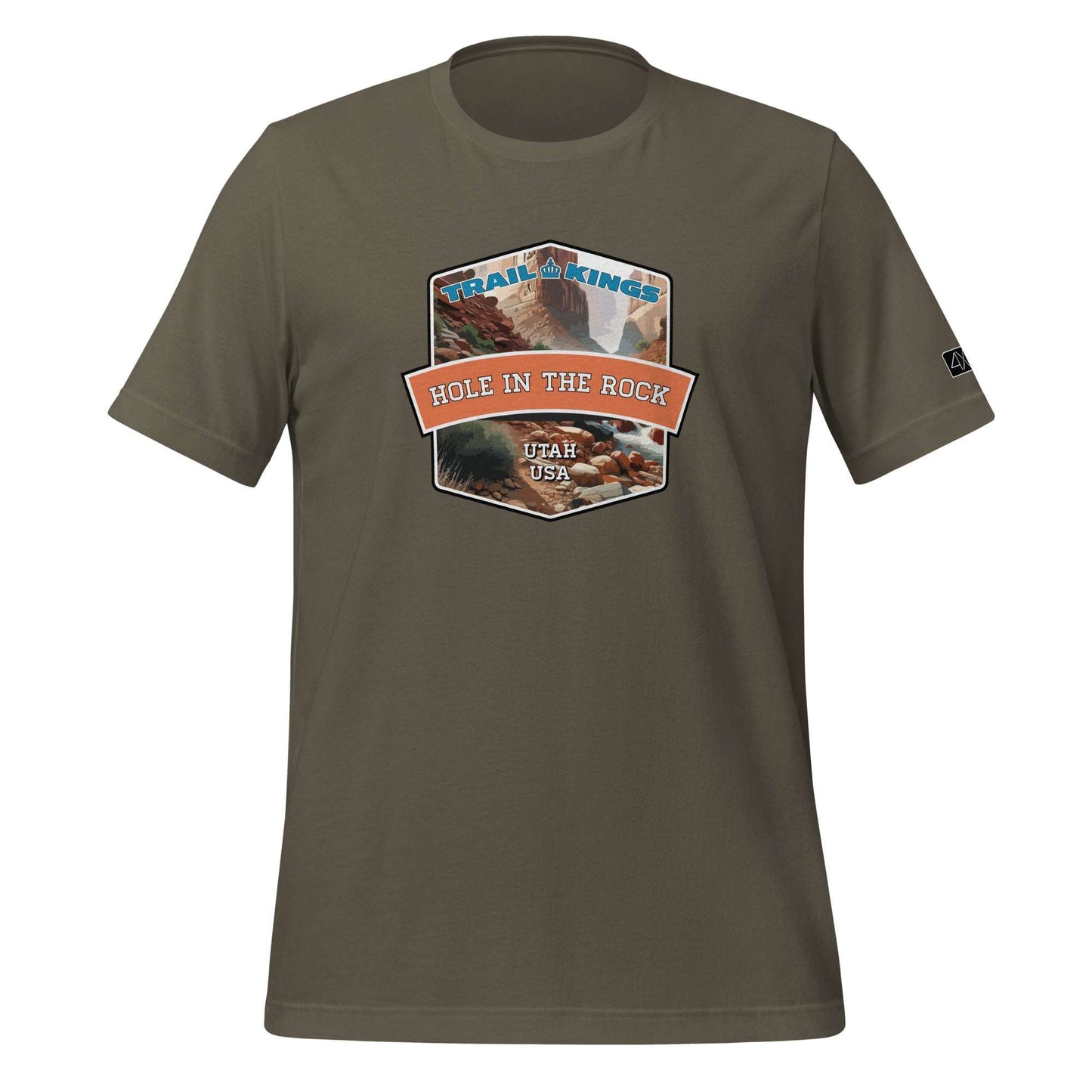 Trail Kings: Hole in the Rock - Unisex t-shirt  in  Army / 3XL  -  4XOD