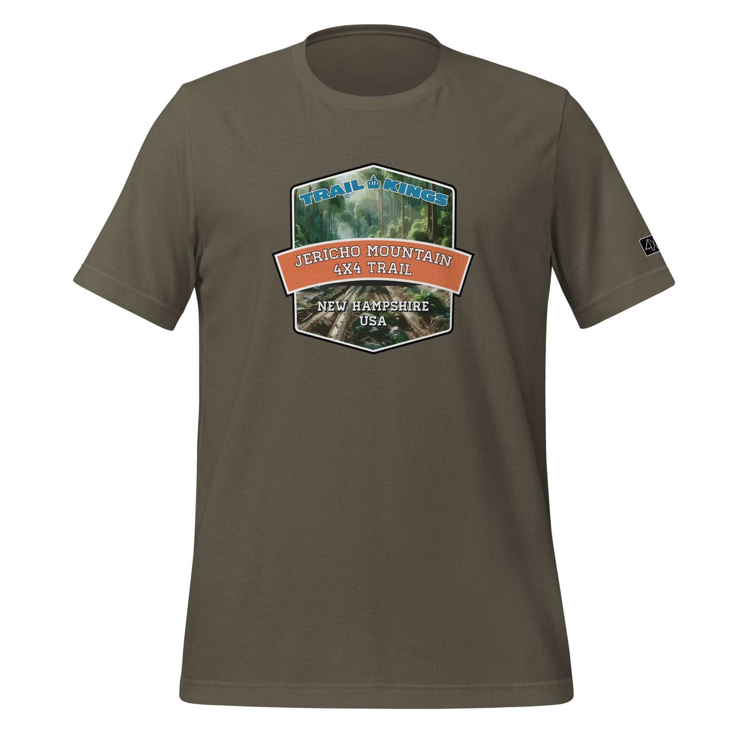 Trail Kings: Jericho Mountain 4x4 Trail - Unisex t-shirt  in  Army / 3XL  -  4XOD