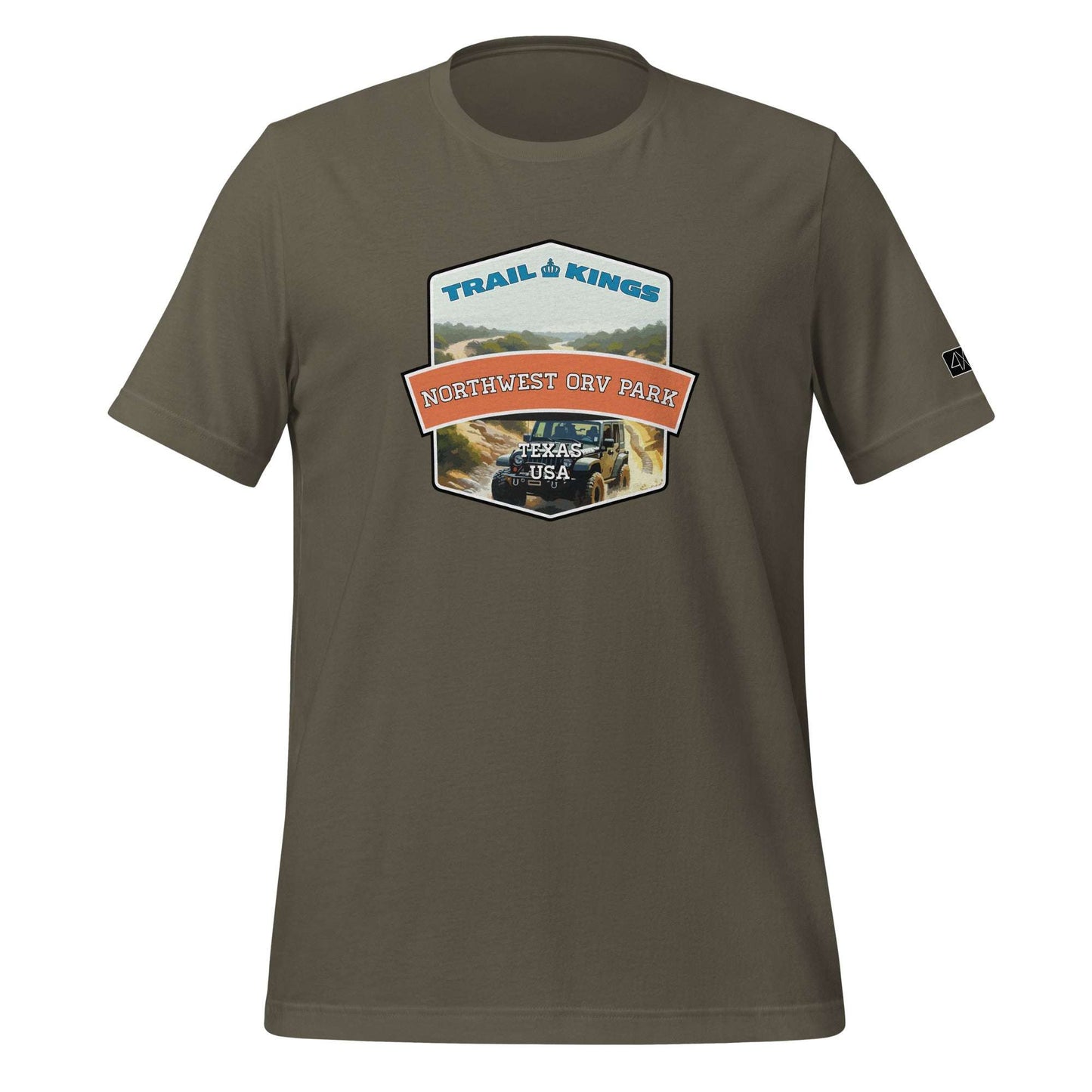 Trail Kings: Northwest ORV Park - Unisex t-shirt  in  Army / 3XL  -  4XOD