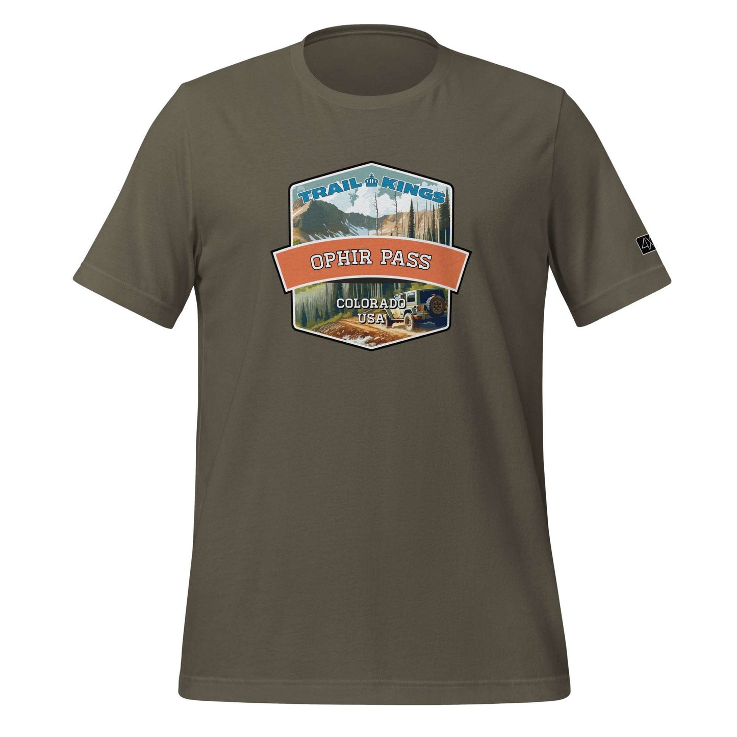 Trail Kings: Ophir Pass - Unisex t-shirt  in  Army / 3XL  -  4XOD