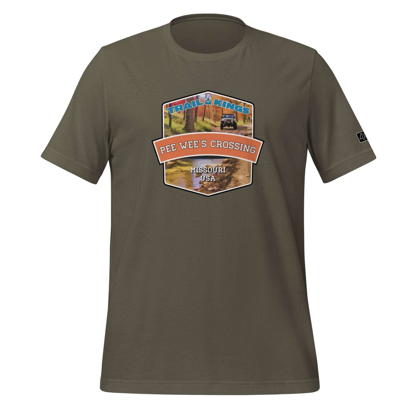 Trail Kings: Pee Wee's Crossing - Unisex t-shirt  in  Army / 3XL  -  4XOD