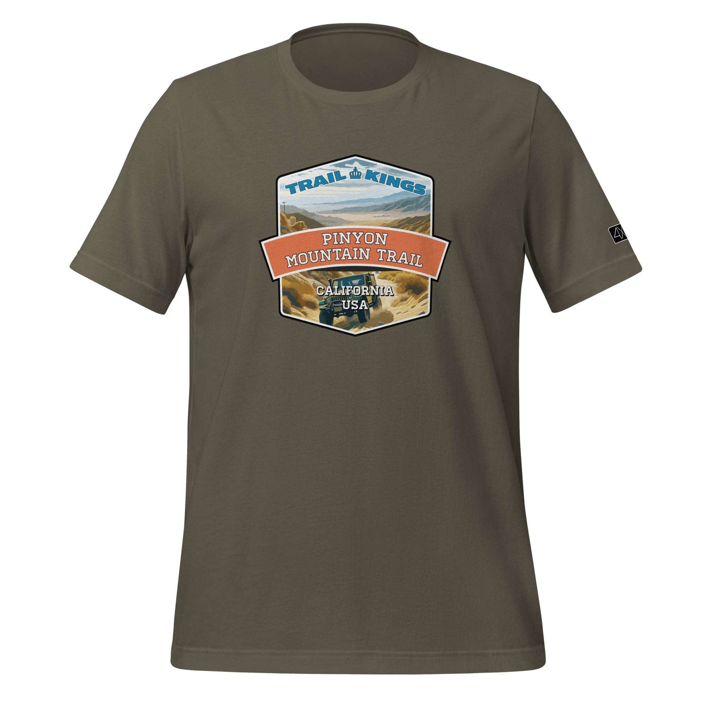 Trail Kings: Pinyon Mountain Trail - Unisex t-shirt  in  Army / 3XL  -  4XOD