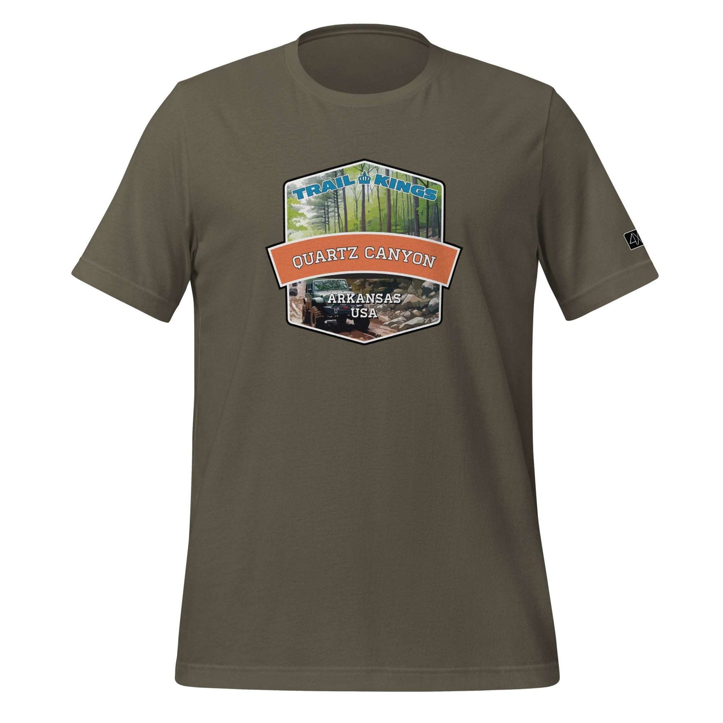 Trail Kings: Quartz Canyon - Unisex t-shirt  in  Army / 3XL  -  4XOD