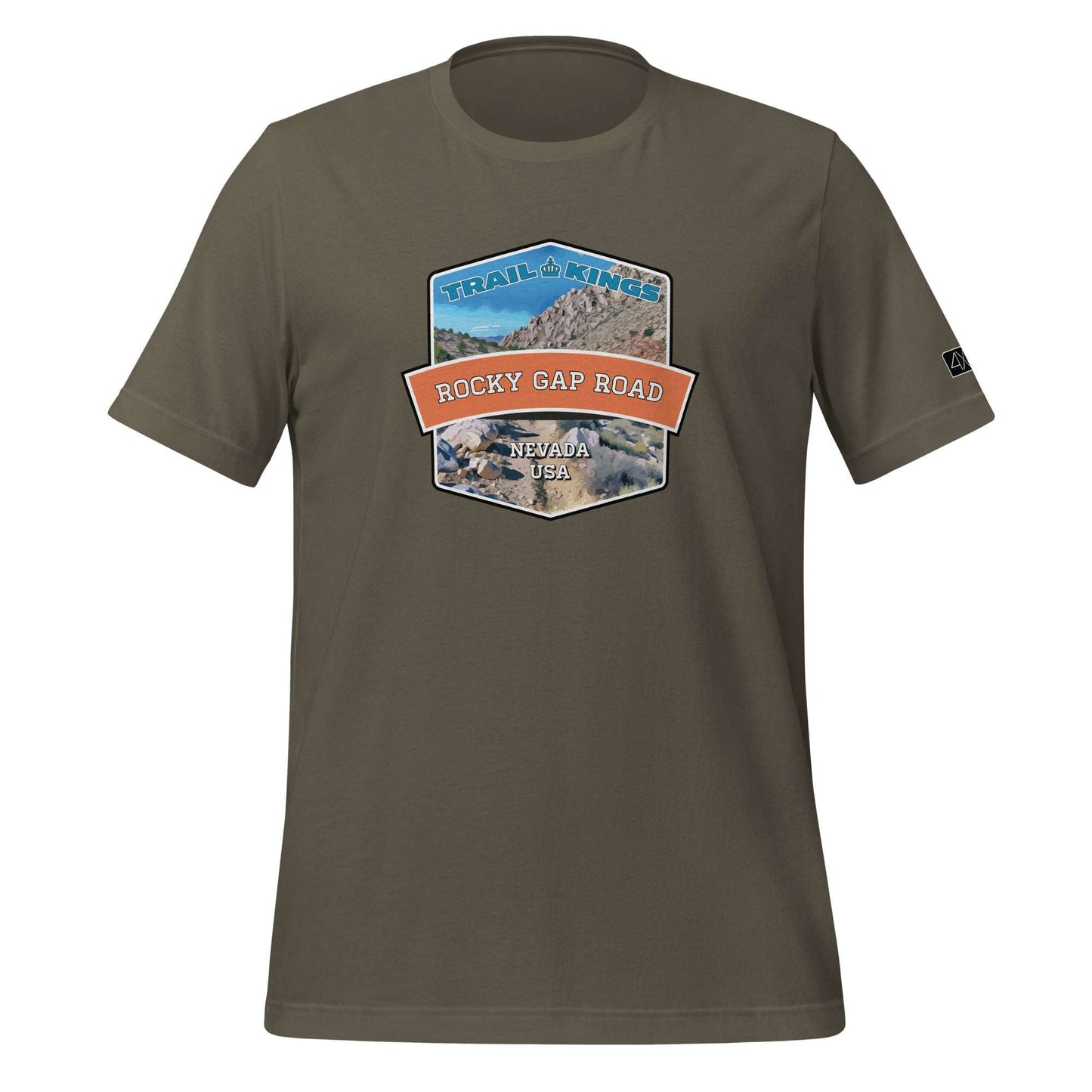 Trail Kings: Rocky Gap Road - Unisex t-shirt  in  Army / 3XL  -  4XOD