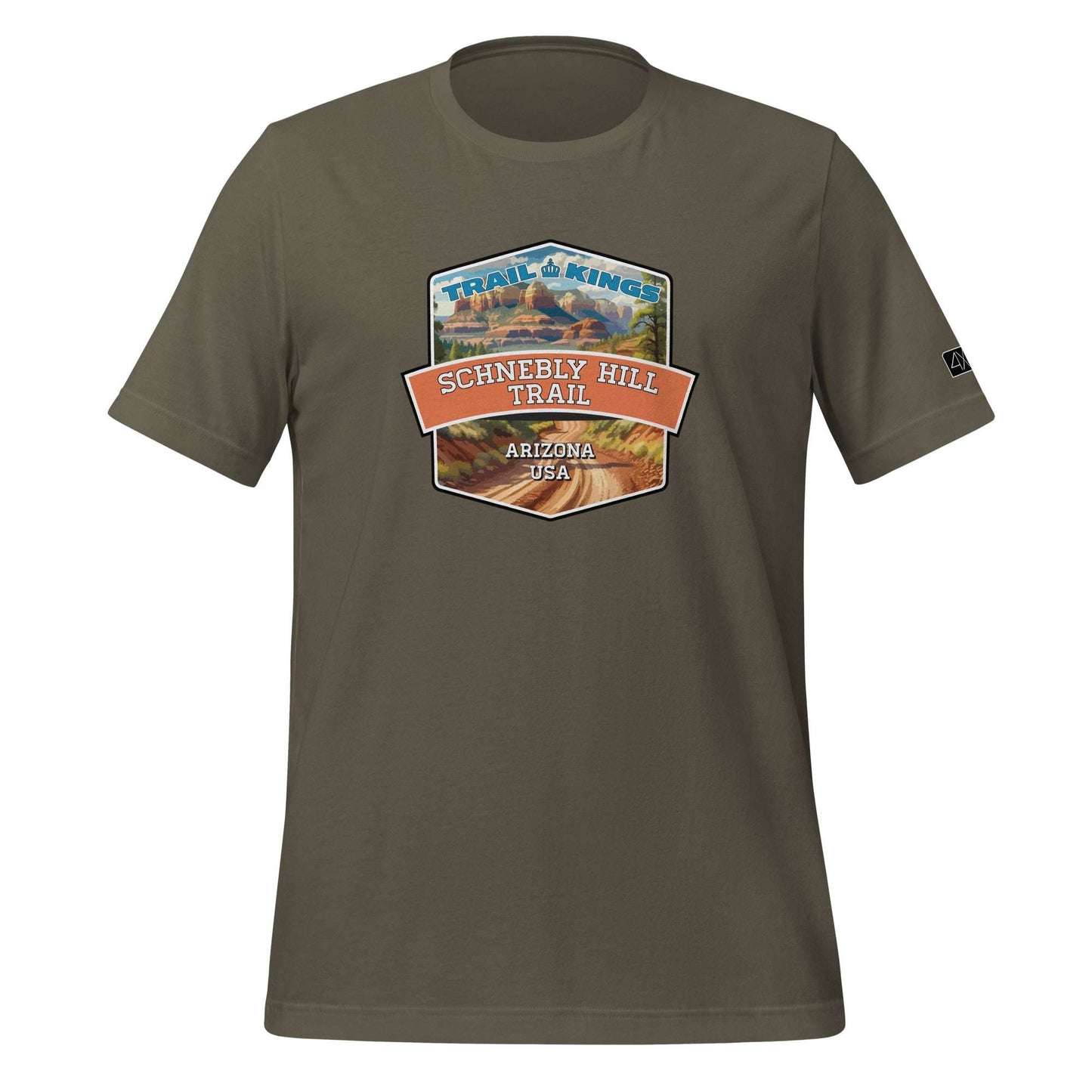 Trail Kings: Schnebly Hill Trail - Unisex t-shirt  in  Army / 3XL  -  4XOD