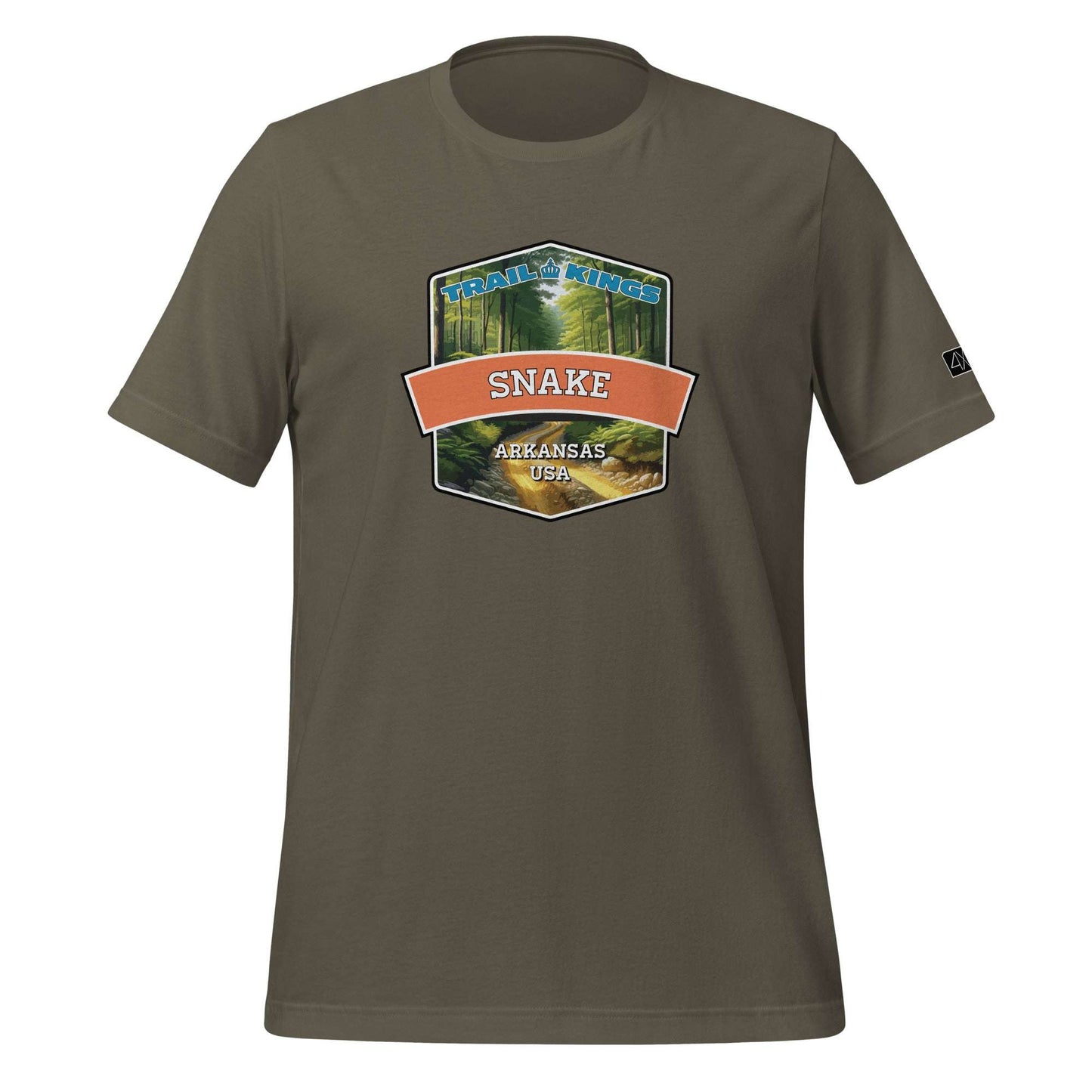 Trail Kings: Snake - Unisex t-shirt  in  Army / 3XL  -  4XOD