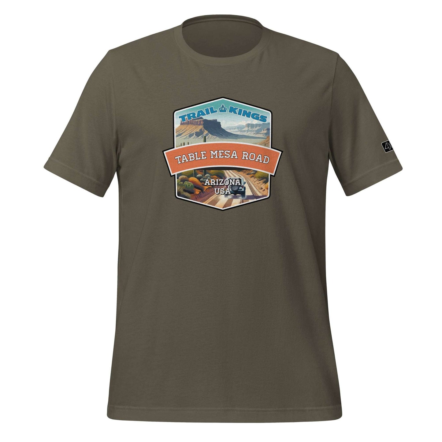 Trail Kings: Table Mesa Road - Unisex t-shirt  in  Army / 3XL  -  4XOD