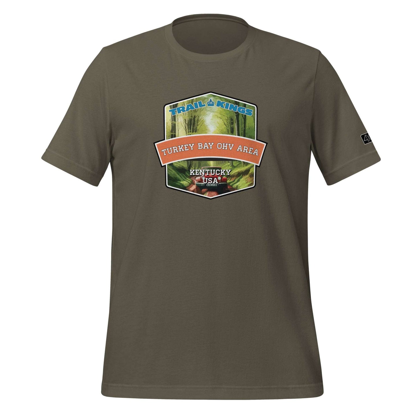 Trail Kings: Turkey Bay OHV Area - Unisex t-shirt  in  Army / 3XL  -  4XOD