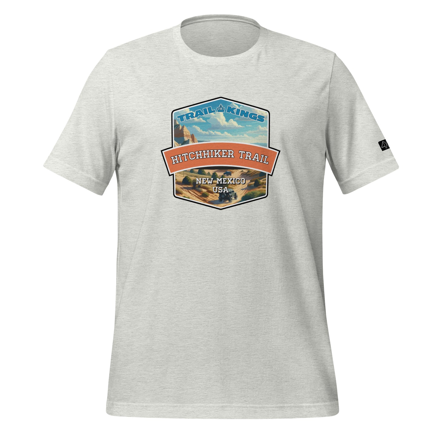 Trail Kings: Hitchhiker Trail - Unisex t-shirt  in  Ash / 3XL  -  4XOD