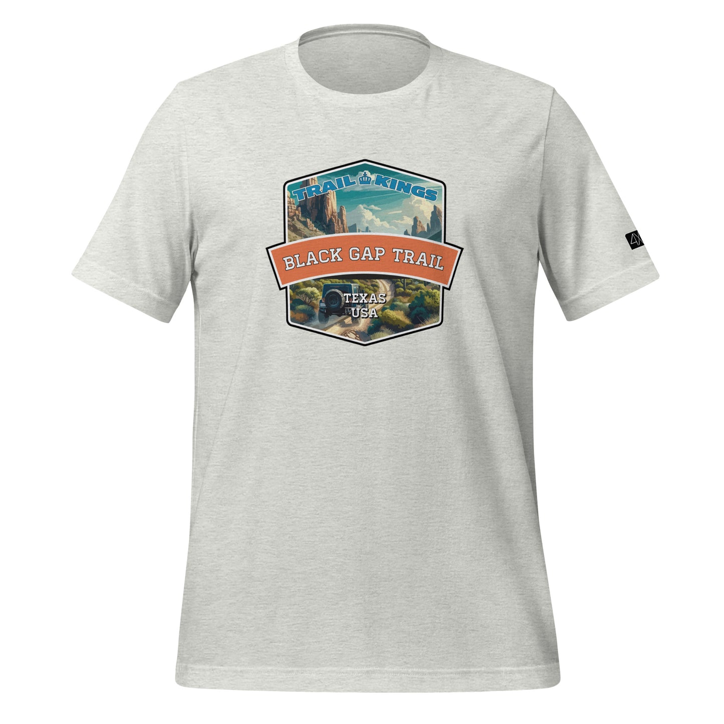 Trail Kings: Black Gap Trail - Unisex t-shirt  in  Ash / 3XL  -  4XOD