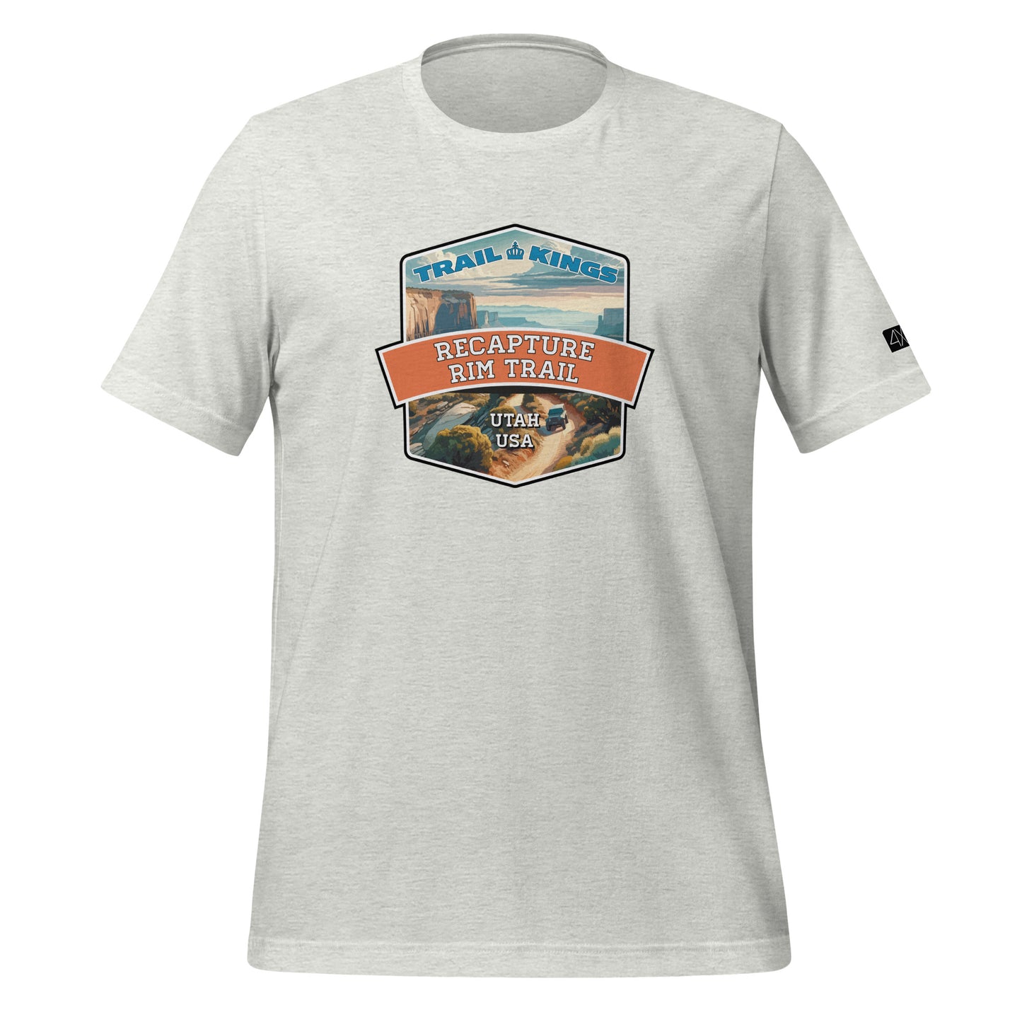 Trail Kings: Recapture Rim Trail - Unisex t-shirt  in  Ash / 3XL  -  4XOD