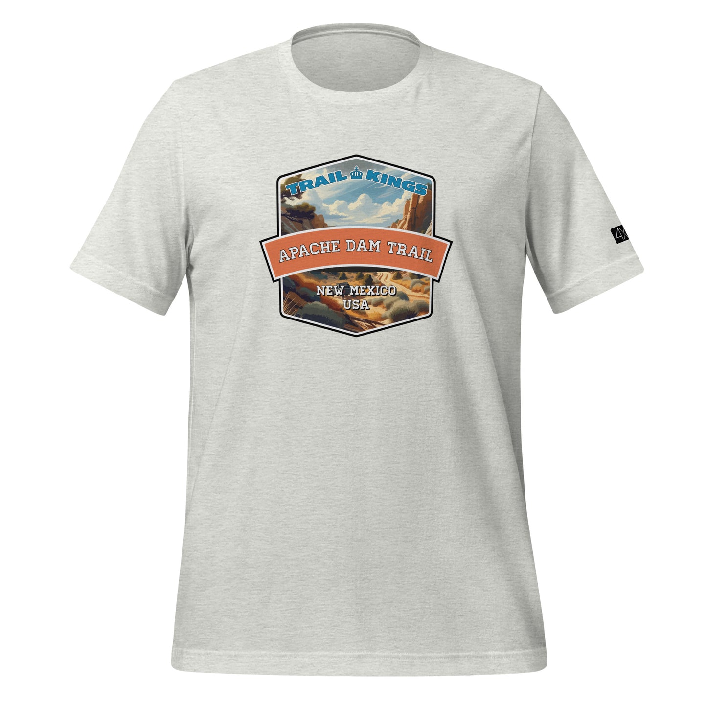 Trail Kings: Apache Dam Trail - Unisex t-shirt  in  Ash / 3XL  -  4XOD