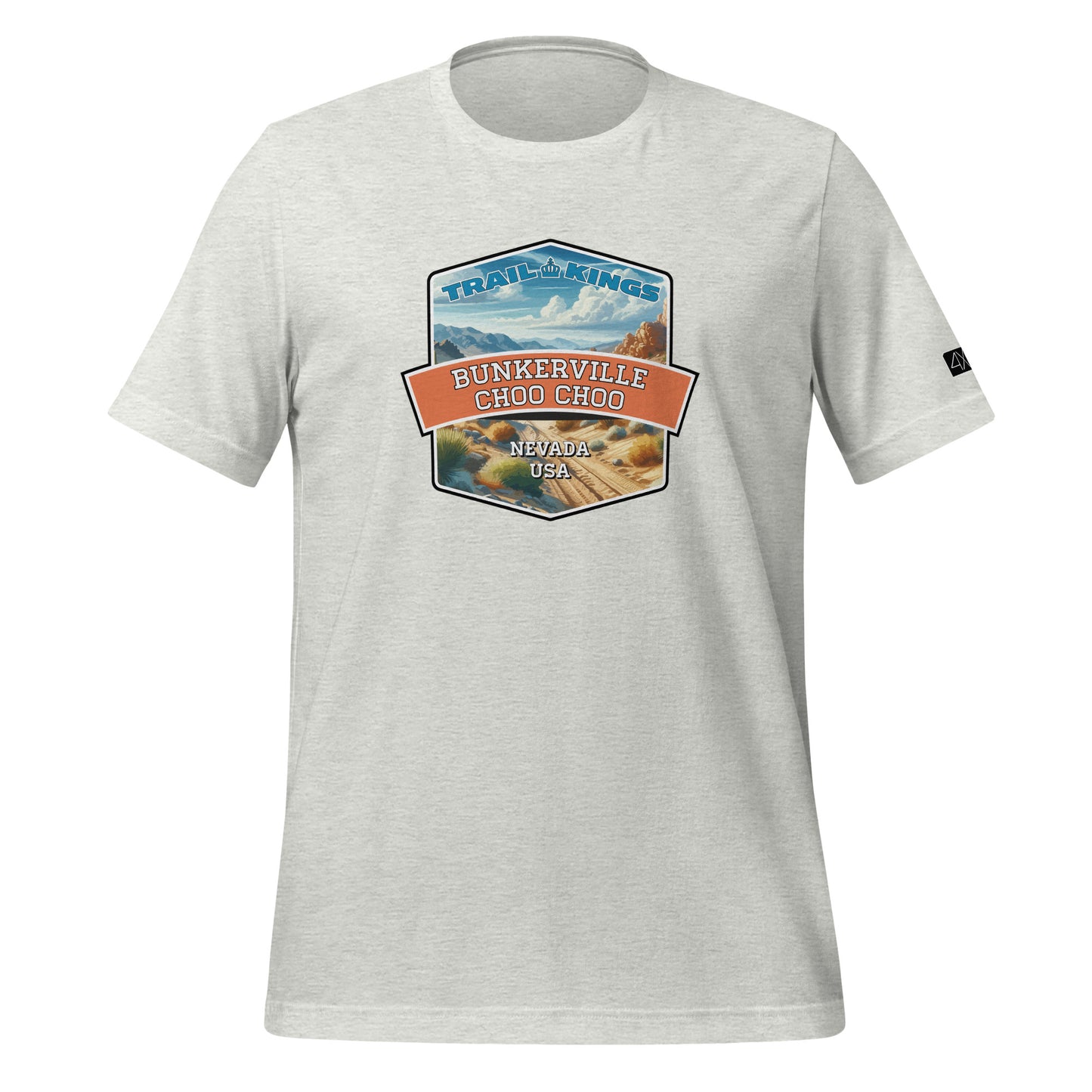 Trail Kings: Bunkerville Choo Choo - Unisex t-shirt  in  Ash / 3XL  -  4XOD