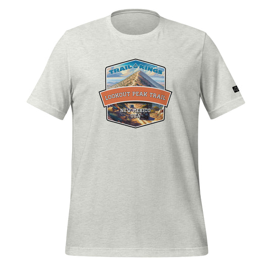 Trail Kings: Lookout Peak Trail - Unisex t-shirt  in  Ash / 3XL  -  4XOD