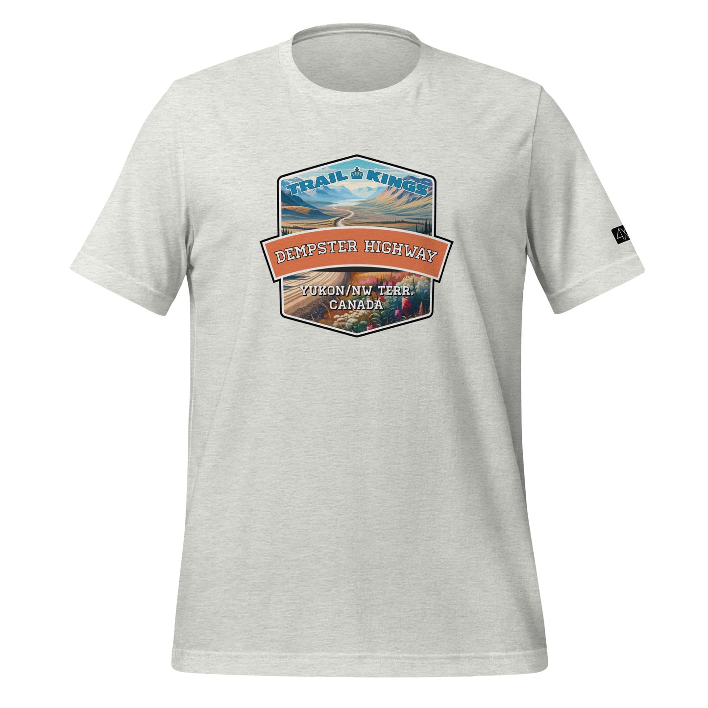 Trail Kings: Dempster Highway - Unisex t-shirt  in  Ash / 3XL  -  4XOD