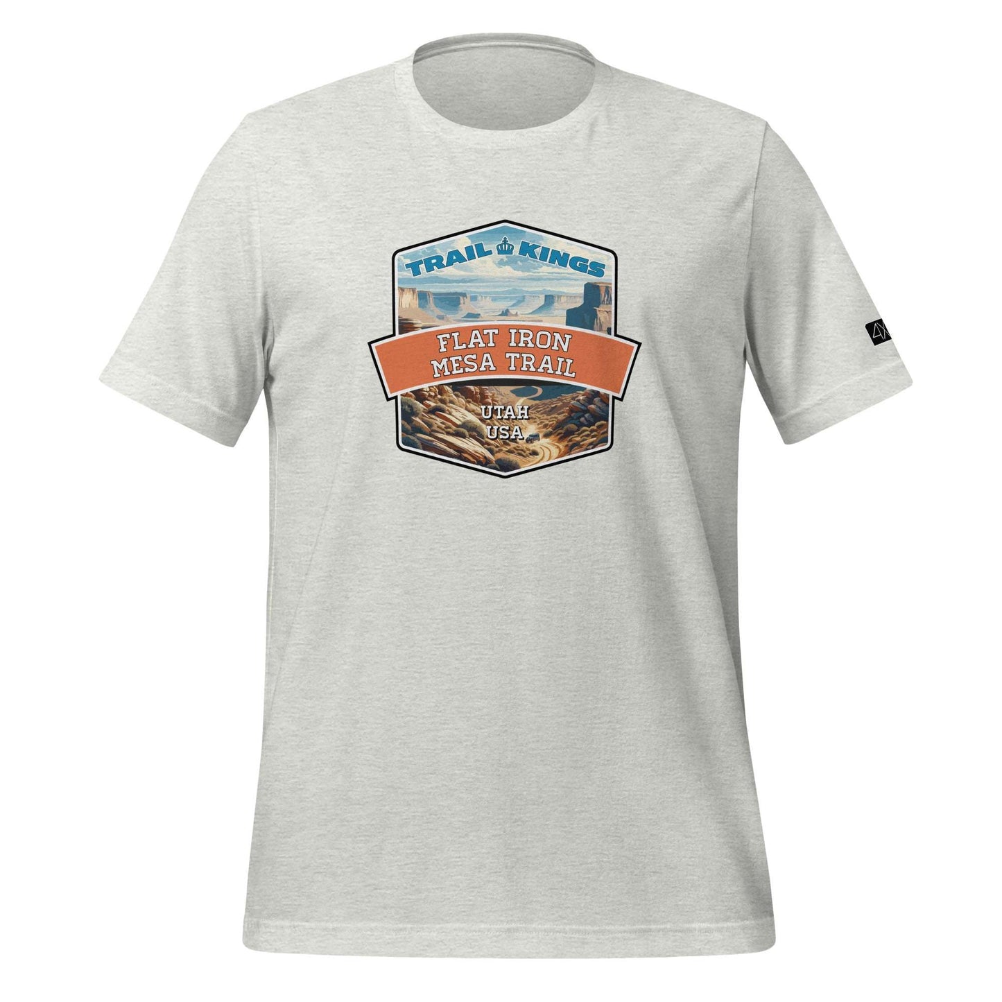 Trail Kings: Flat Iron Mesa Trail - Unisex t-shirt  in  Ash / 3XL  -  4XOD