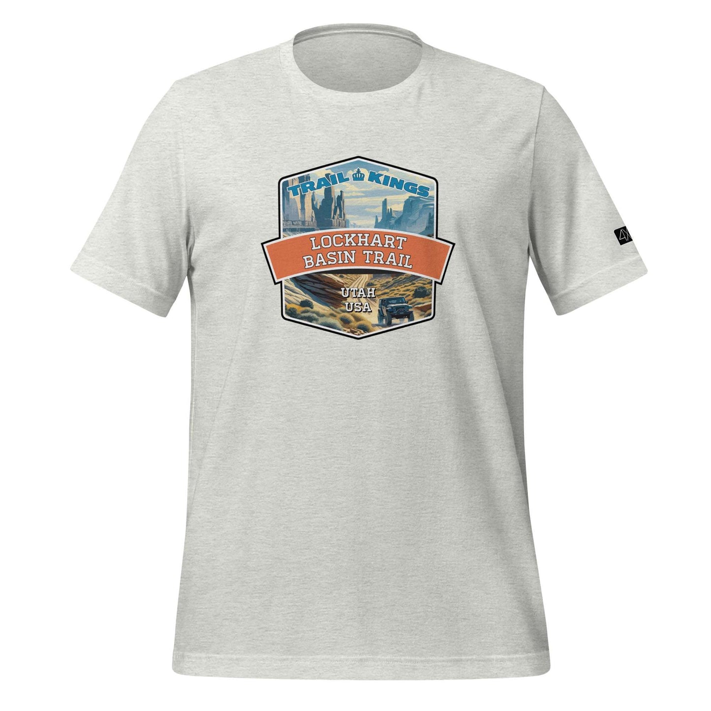 Trail Kings: Lockhart Basin Trail - Unisex t-shirt  in  Ash / 3XL  -  4XOD