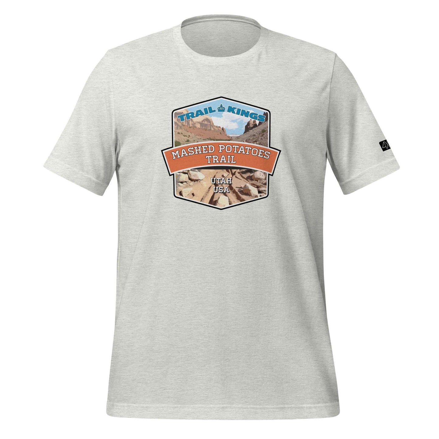 Trail Kings: Mashed Potatoes Trail - Unisex t-shirt  in  Ash / 3XL  -  4XOD