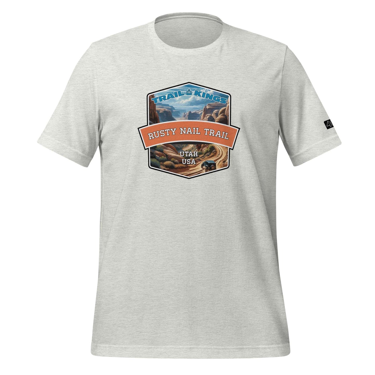 Trail Kings: Rusty Nail Trail - Unisex t-shirt  in  Ash / 3XL  -  4XOD