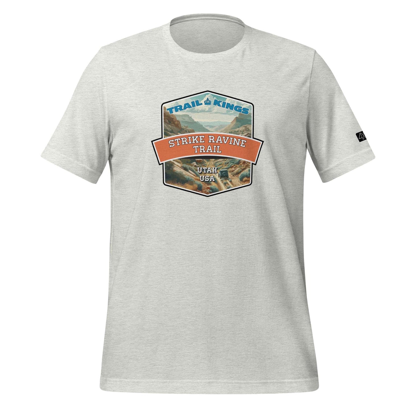 Trail Kings: Strike Ravine Trail - Unisex t-shirt  in  Ash / 3XL  -  4XOD