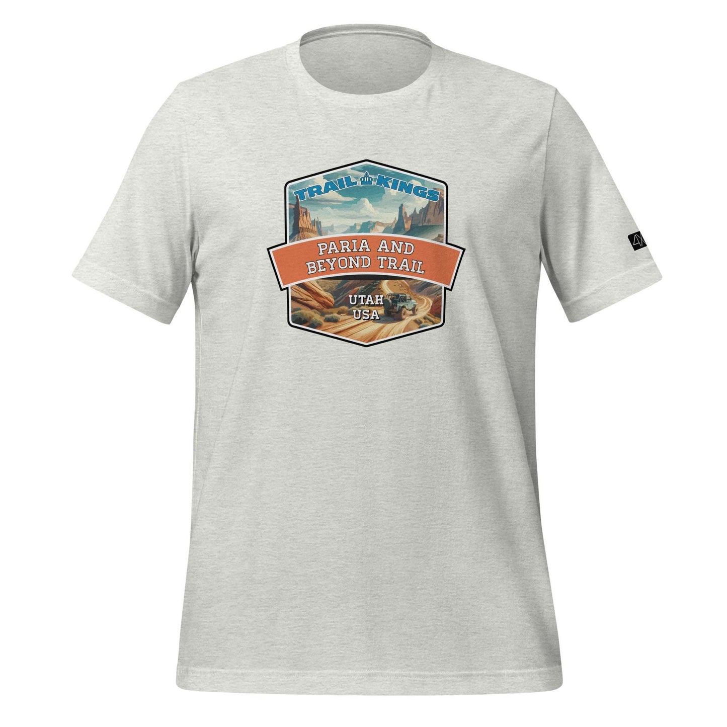 Trail Kings: Paria and Beyond Trail - Unisex t-shirt  in  Ash / 3XL  -  4XOD