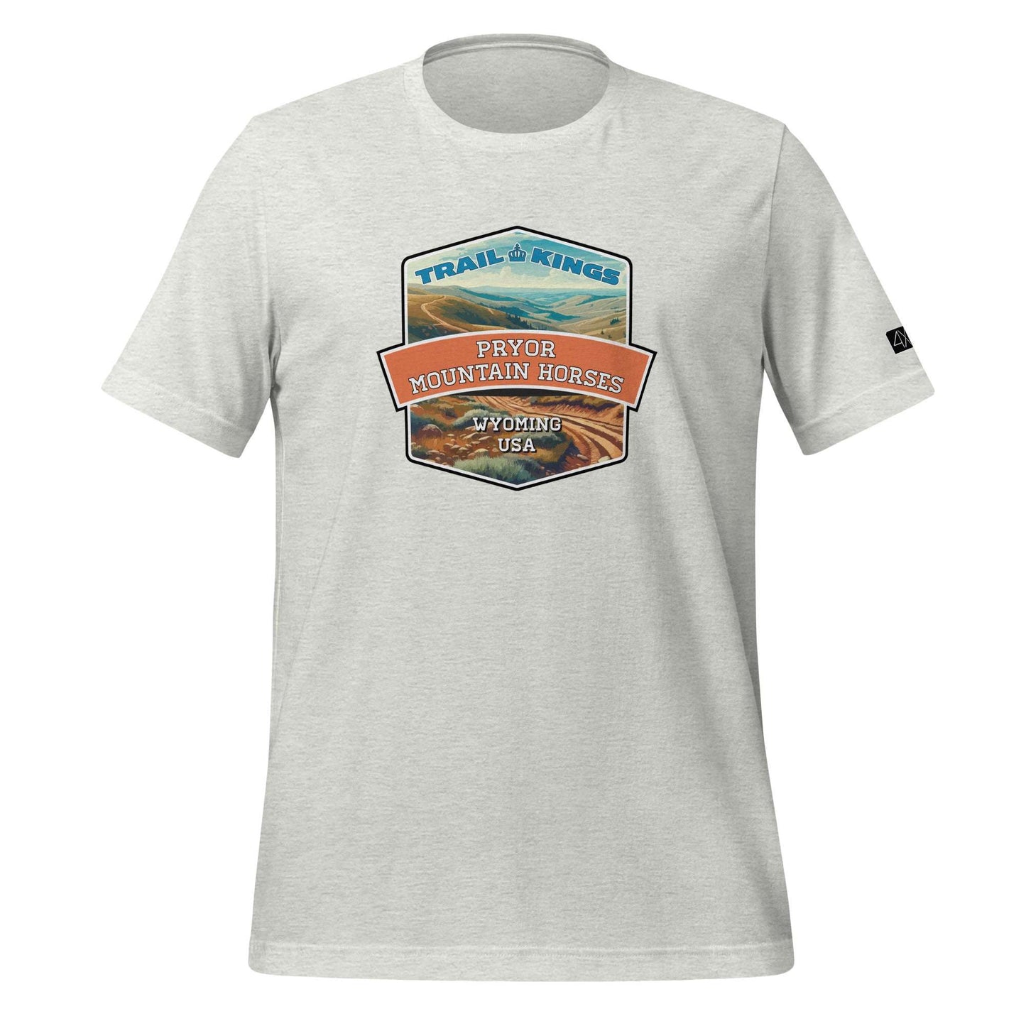 Trail Kings: Pryor Mountain Horses - Unisex t-shirt  in  Ash / 3XL  -  4XOD