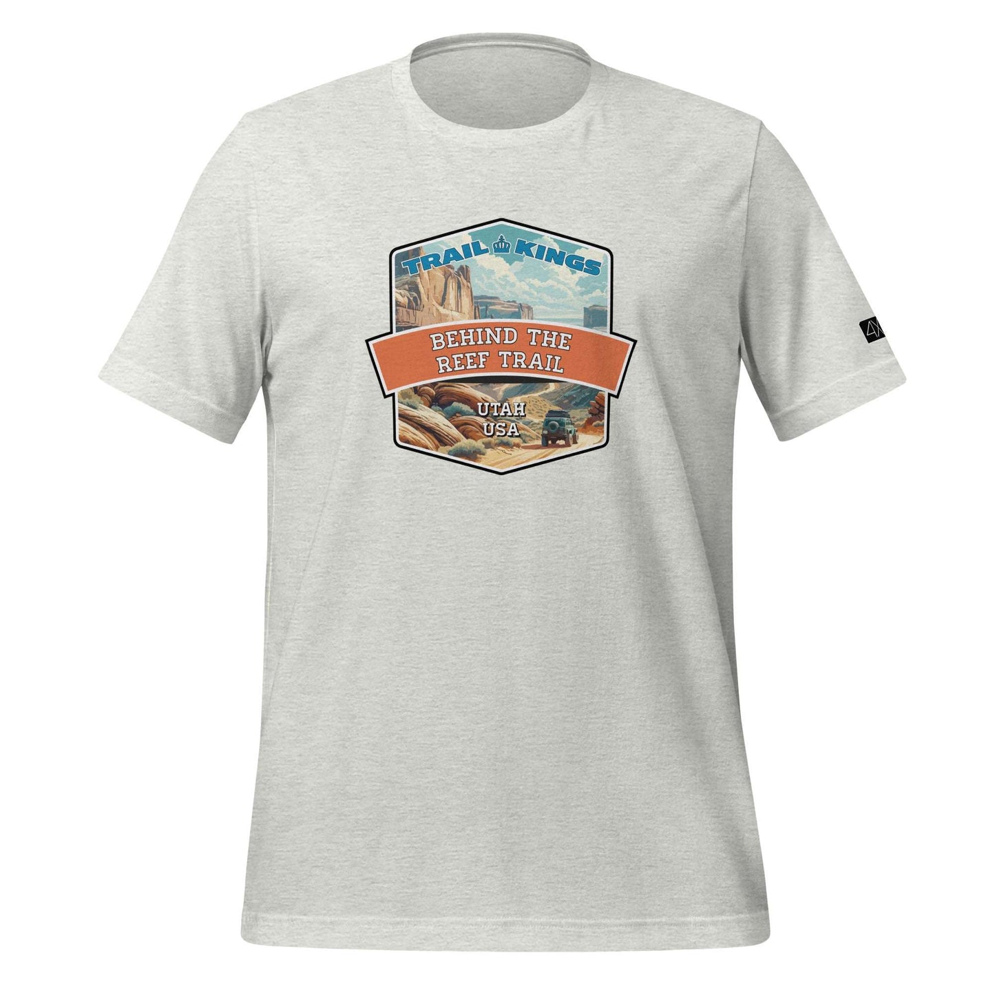 Trail Kings: Behind the Reef Trail - Unisex t-shirt  in  Ash / 3XL  -  4XOD