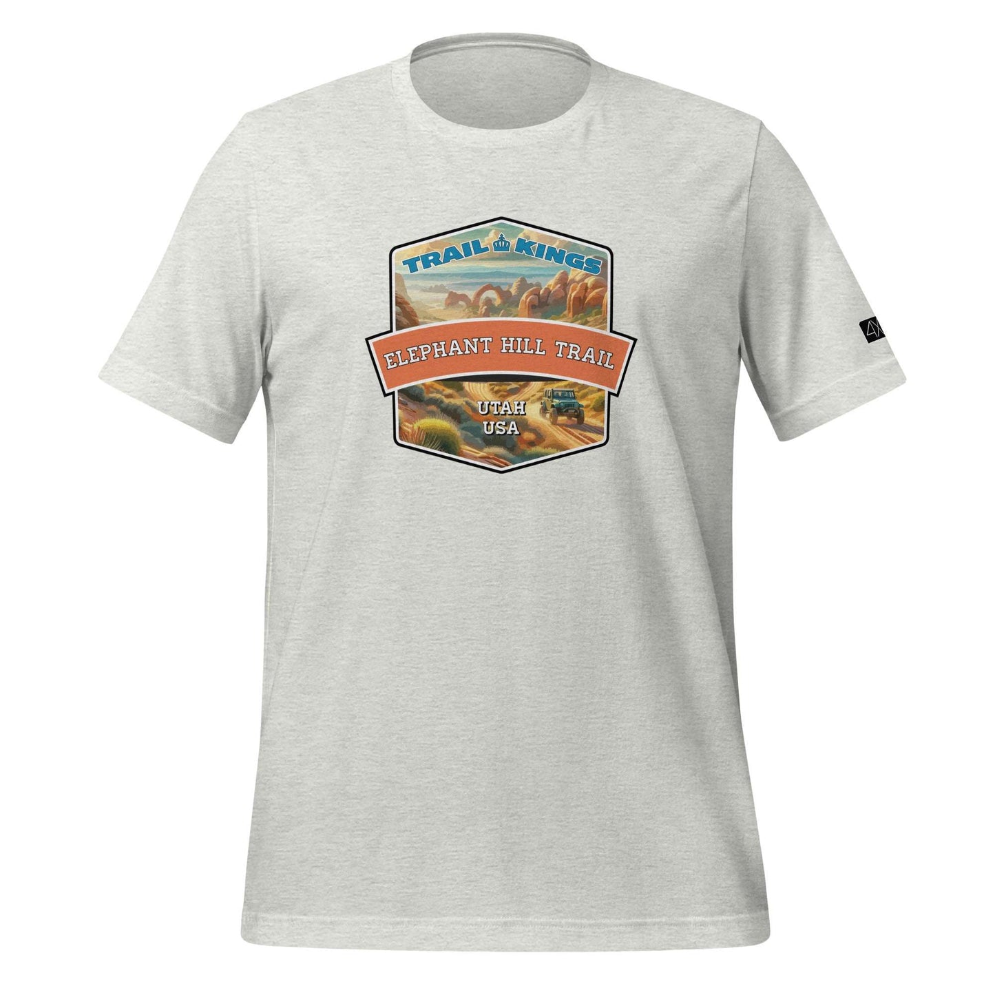 Trail Kings: Elephant Hill Trail - Unisex t-shirt  in  Ash / 3XL  -  4XOD