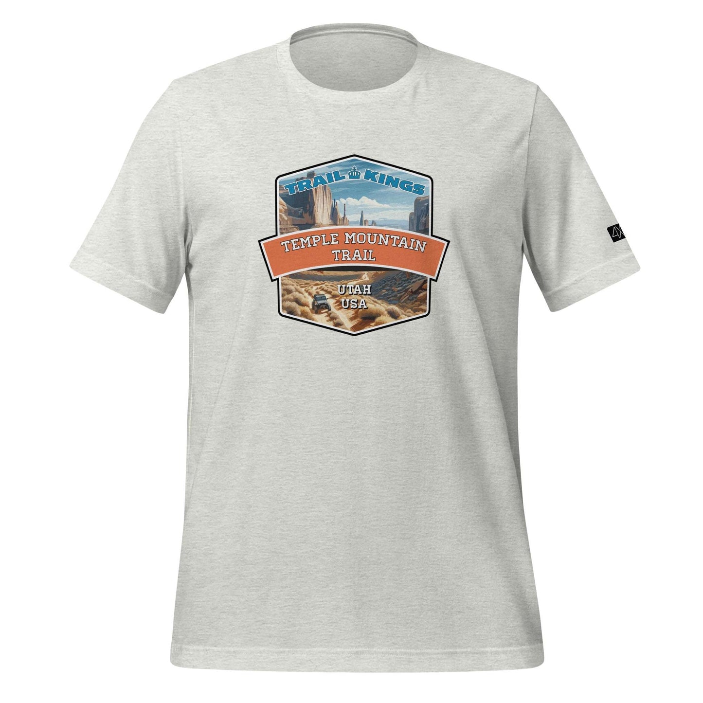 Trail Kings: Temple Mountain Trail - Unisex t-shirt  in  Ash / 3XL  -  4XOD