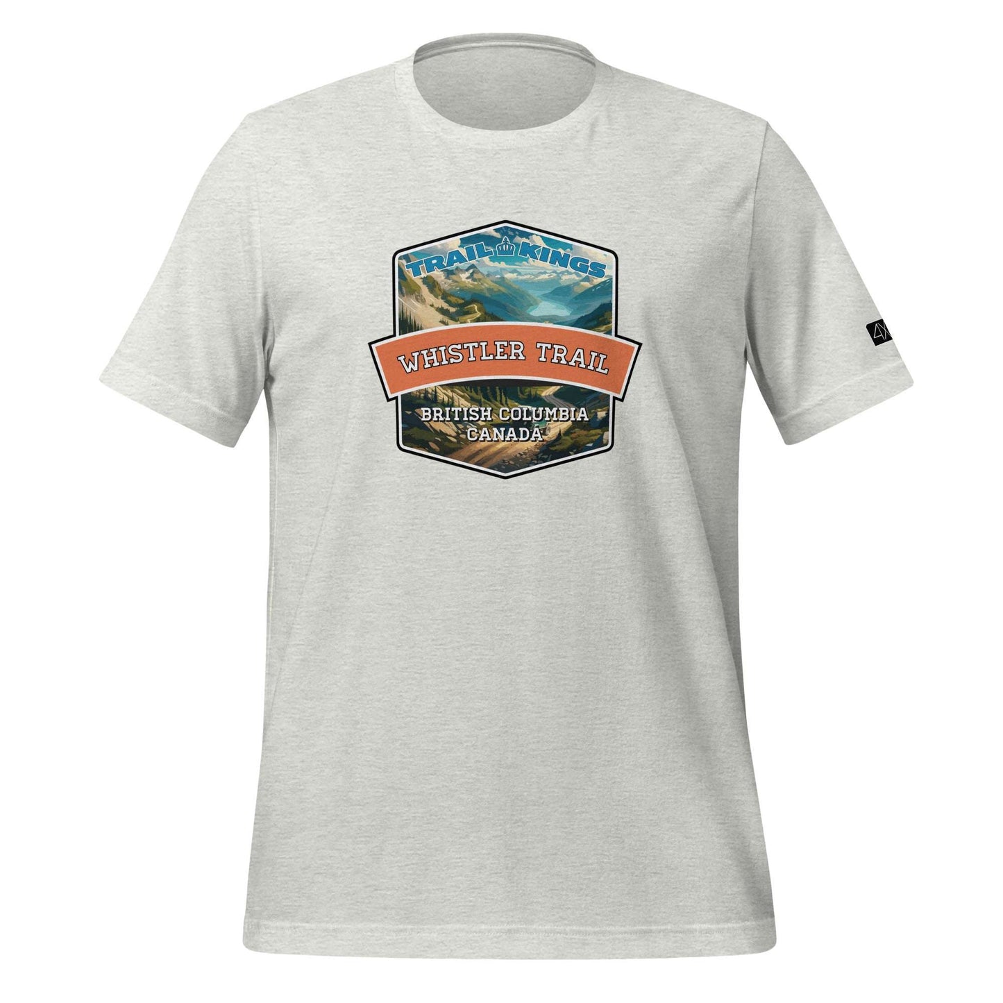 Trail Kings: Whistler Trail - Unisex t-shirt  in  Ash / 3XL  -  4XOD