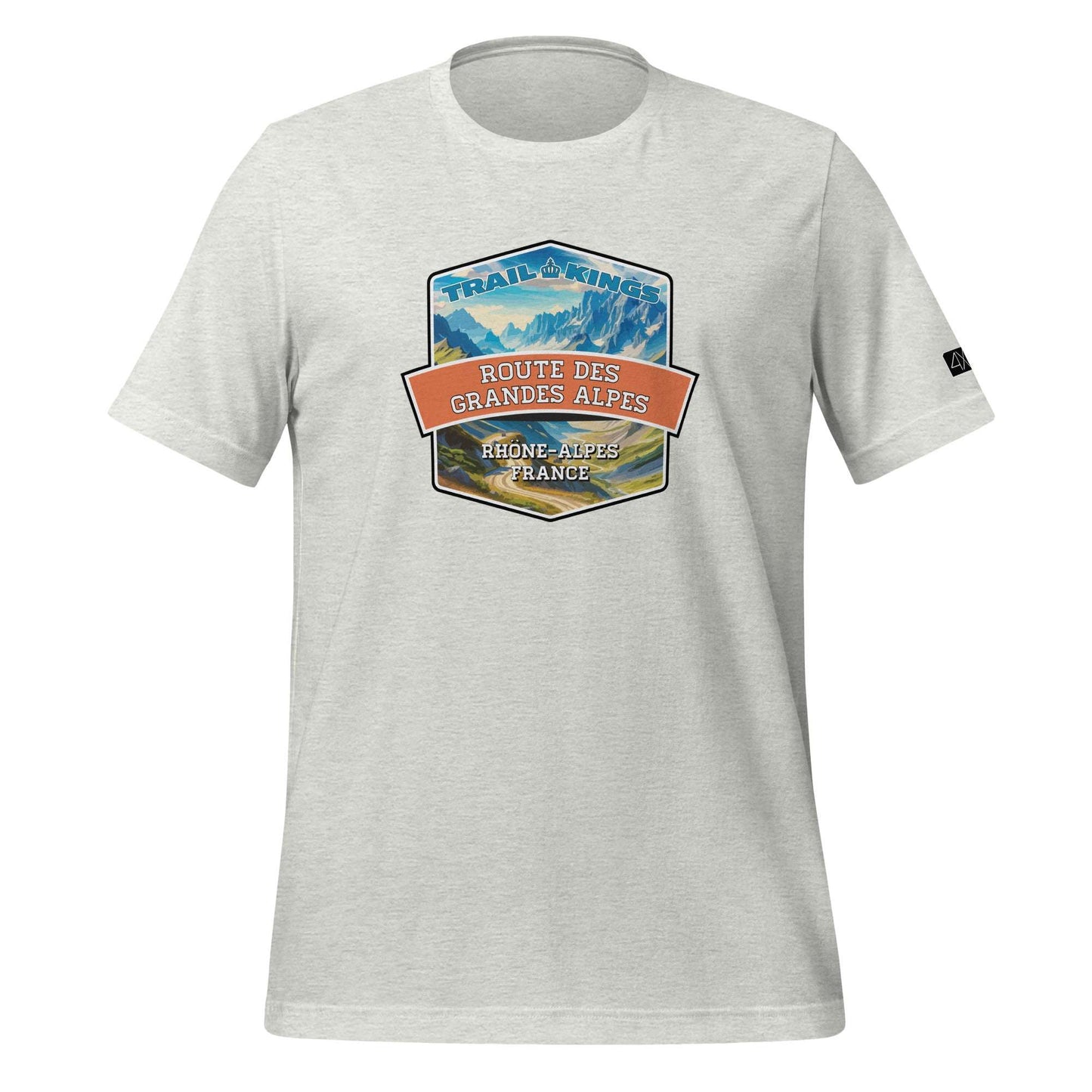 Trail Kings: Route des Grandes Alpes - Unisex t-shirt  in  Ash / 3XL  -  4XOD