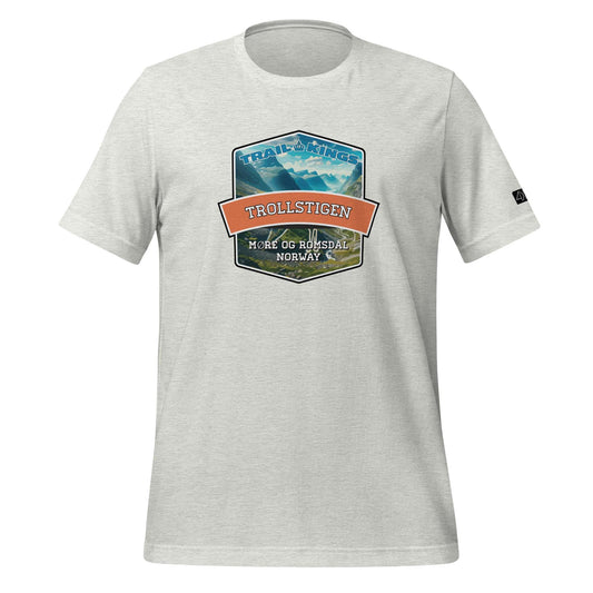 Trail Kings: Trollstigen - Unisex t-shirt  in  Ash / 3XL  -  4XOD