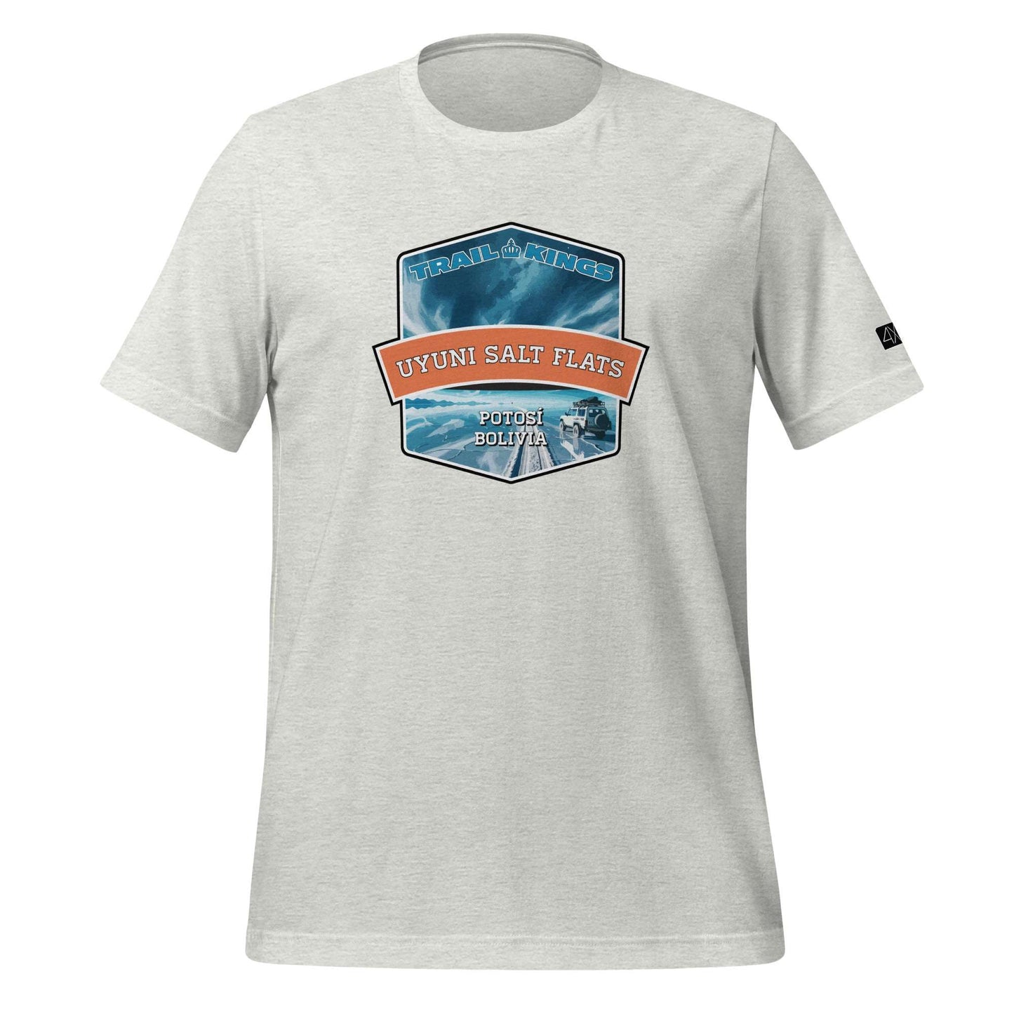 Trail Kings: Uyuni Salt Flats - Unisex t-shirt  in  Ash / 3XL  -  4XOD