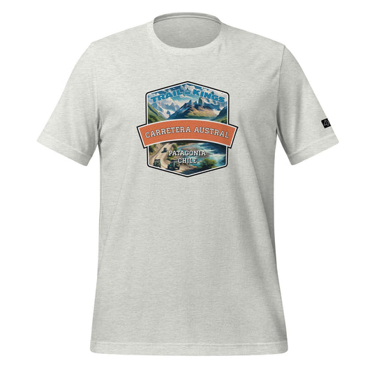 Trail Kings: Carretera Austral - Unisex t-shirt  in  Ash / 3XL  -  4XOD