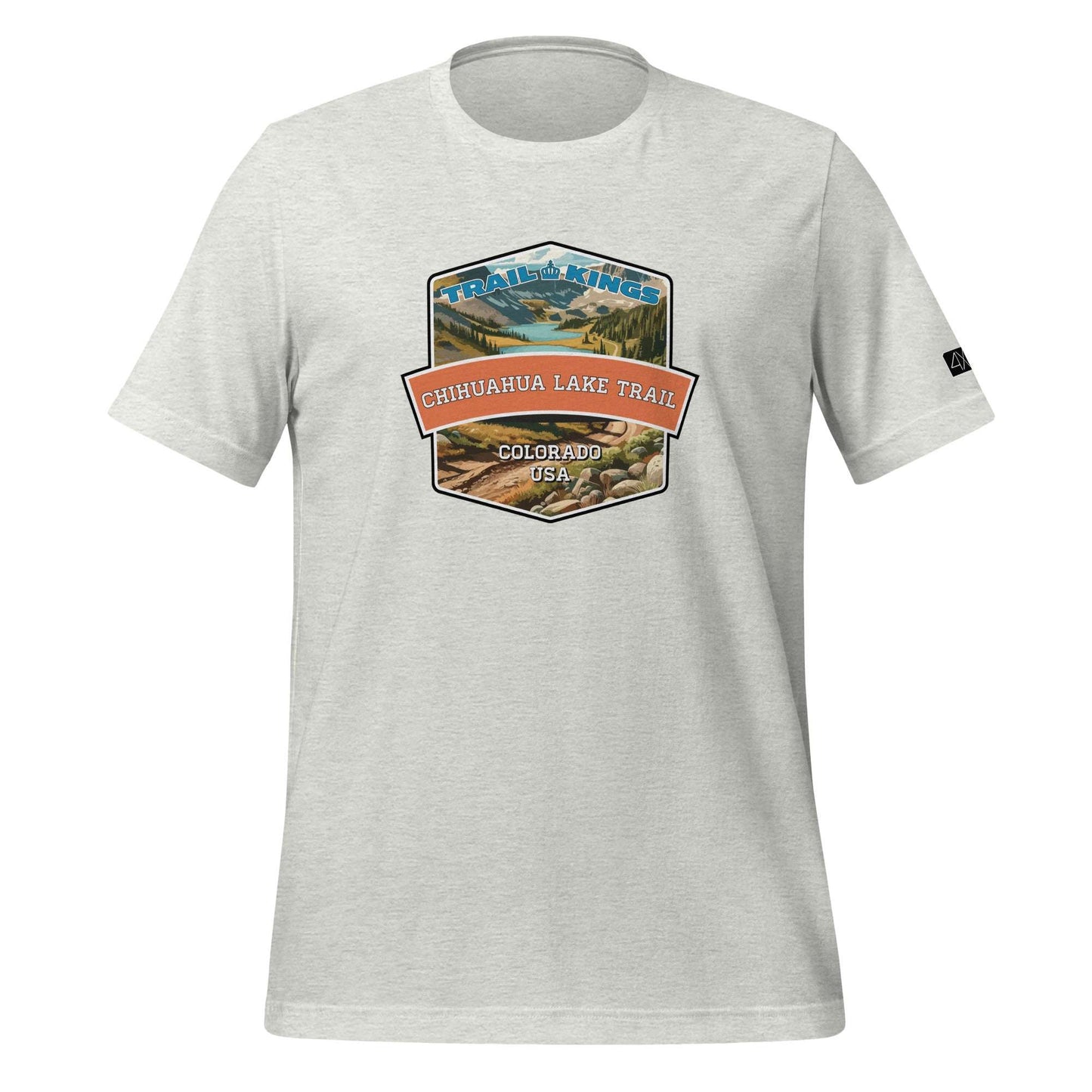 Trail Kings: Chihuahua Lake Trail - Unisex t-shirt  in  Ash / 3XL  -  4XOD