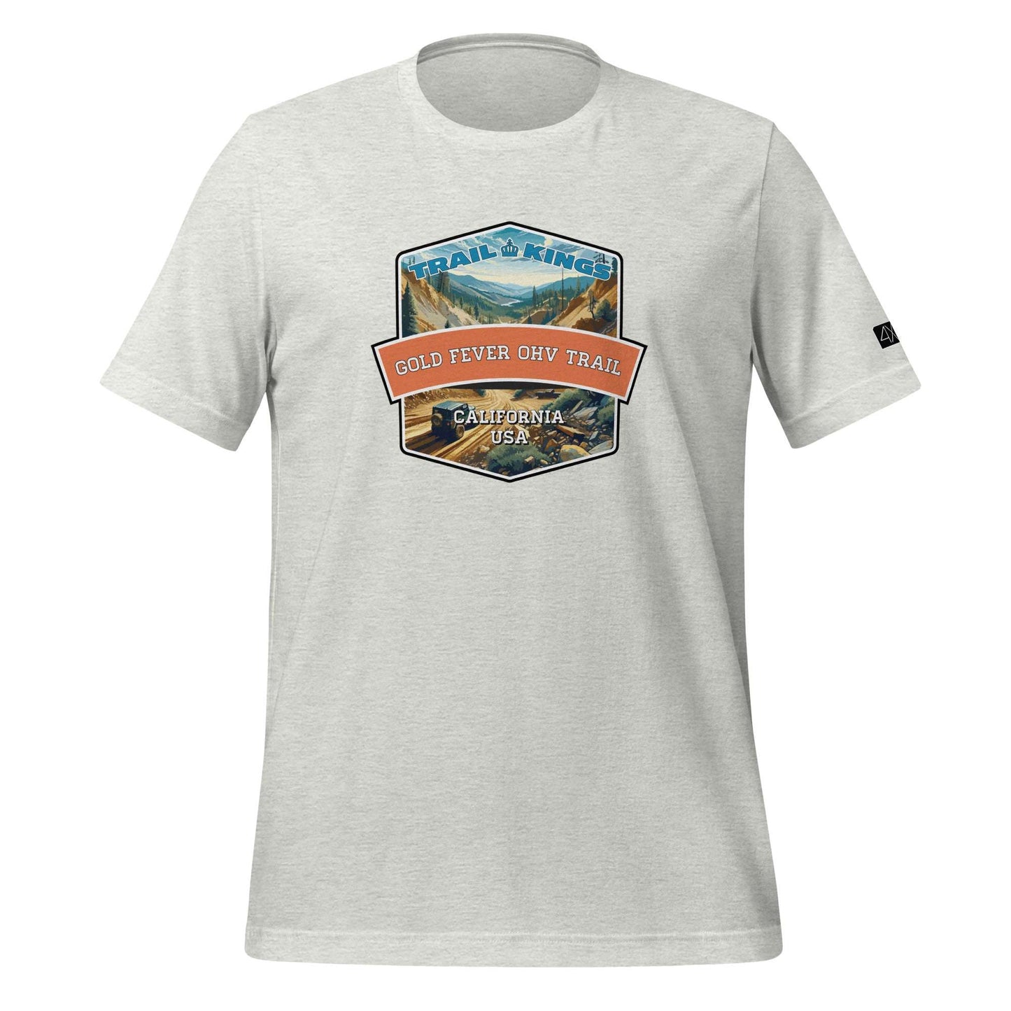 Trail Kings: Gold Fever OHV Trail - Unisex t-shirt  in  Ash / 3XL  -  4XOD