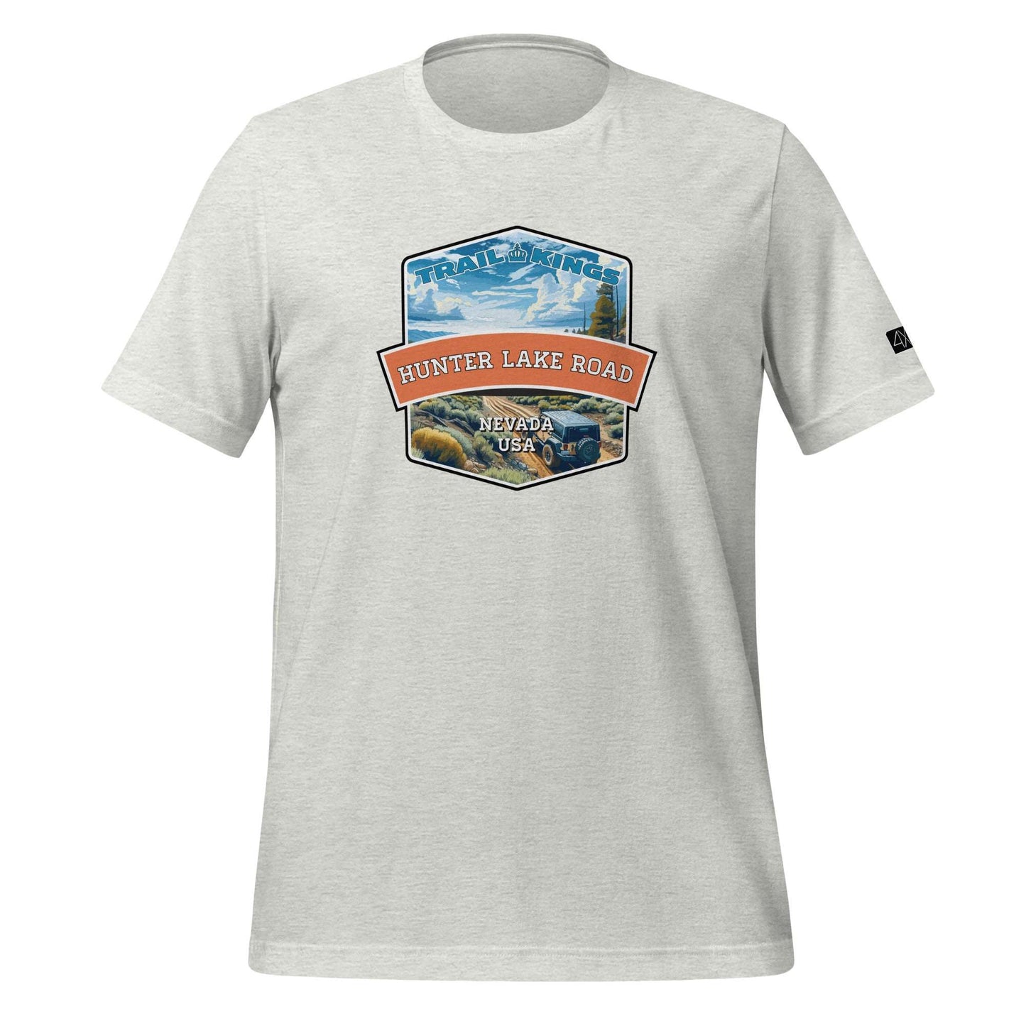 Trail Kings: Hunter Lake Road - Unisex t-shirt  in  Ash / 3XL  -  4XOD