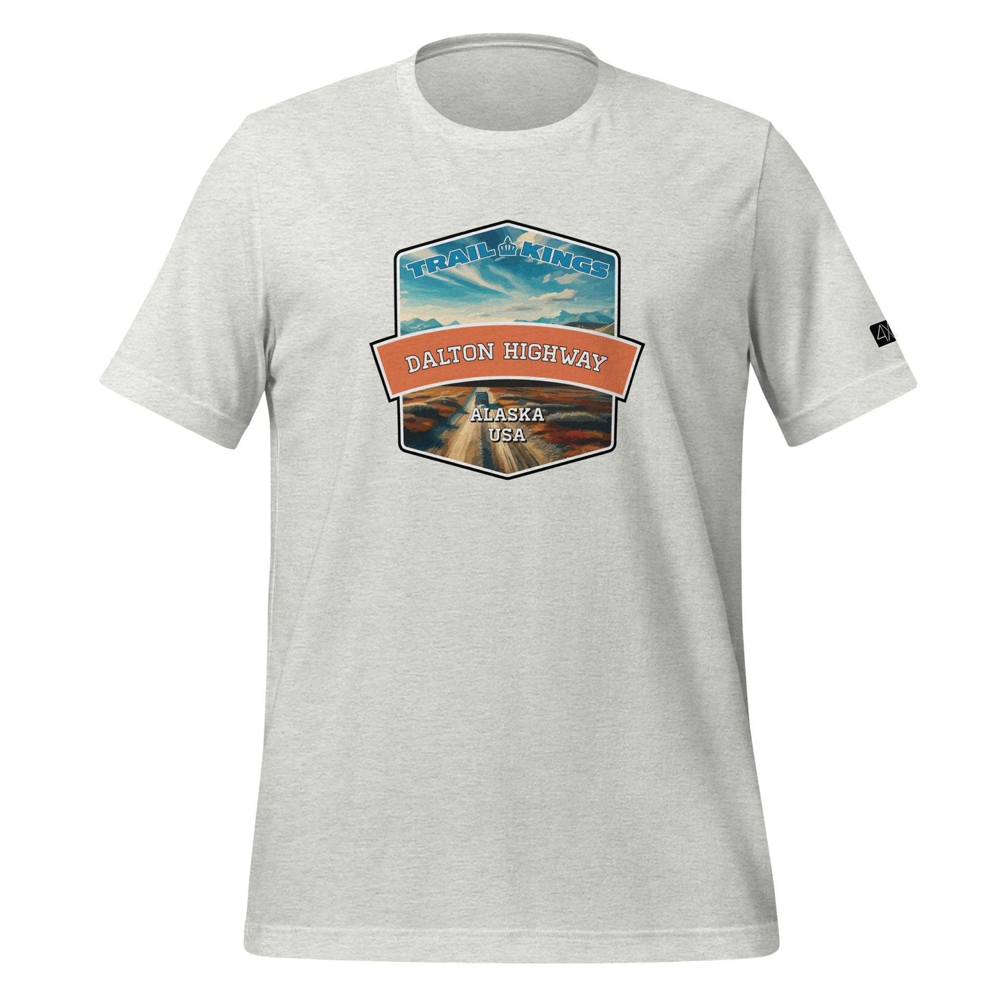 Trail Kings: Dalton Highway - Unisex t-shirt  in  Ash / 3XL  -  4XOD