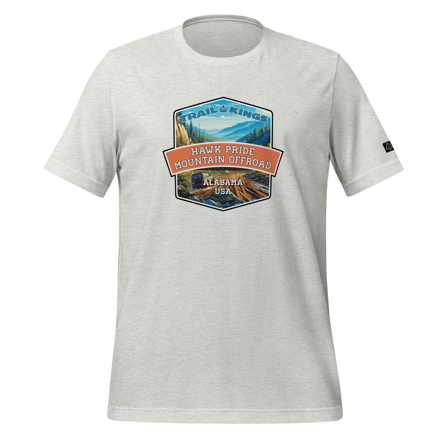 Trail Kings: Hawk Pride Mountain Offroad - Unisex t-shirt  in  Ash / 3XL  -  4XOD